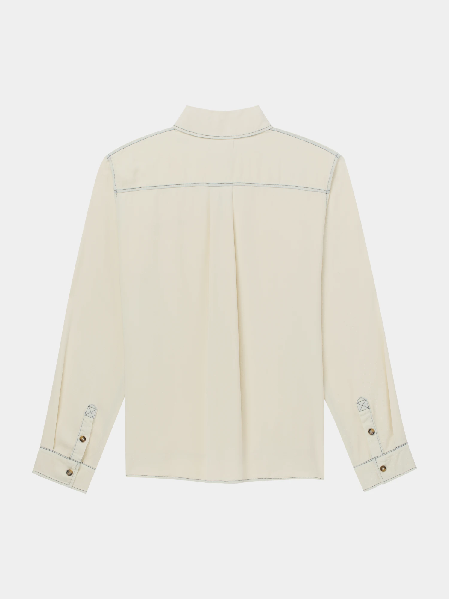 Рубашка ALCHEMIST Edoardo Cream Indigo Wash