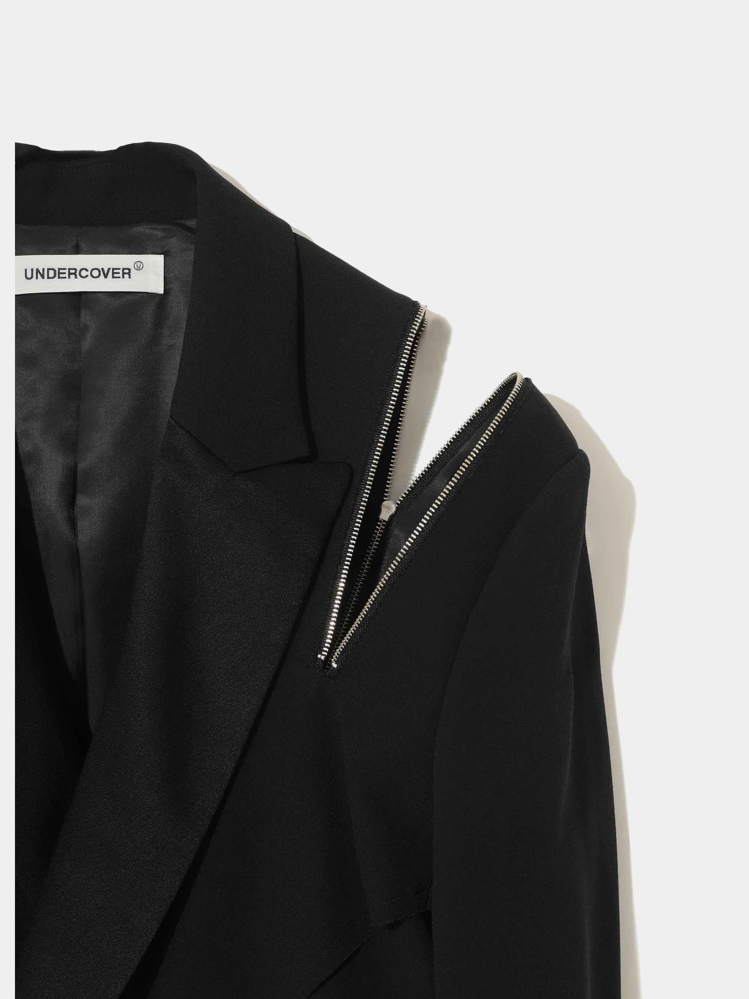 Женский пиджак UNDERCOVER Blend Inside-Out Satin Black
