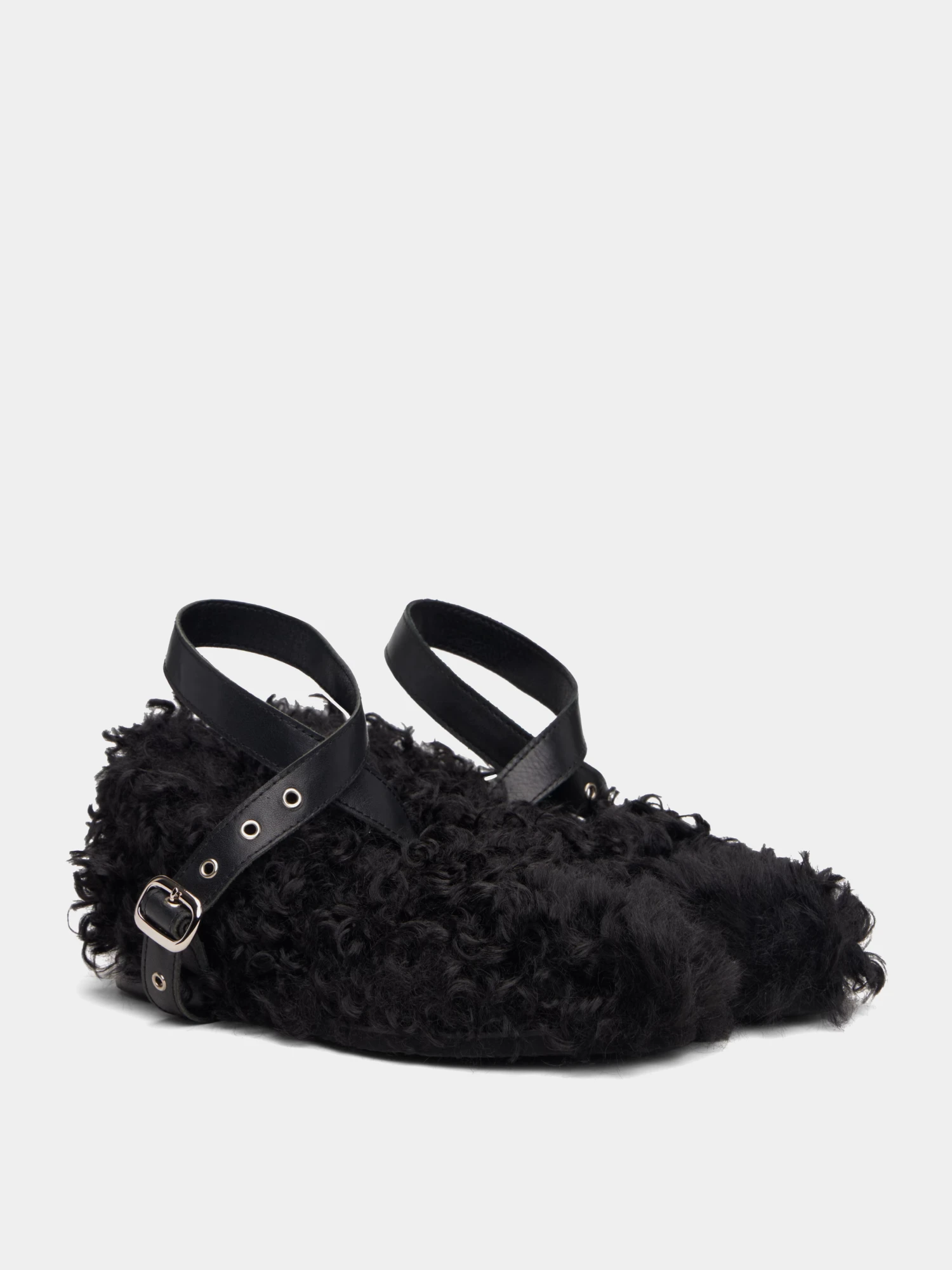 Женские балетки EPINGLER Strap Flat Black