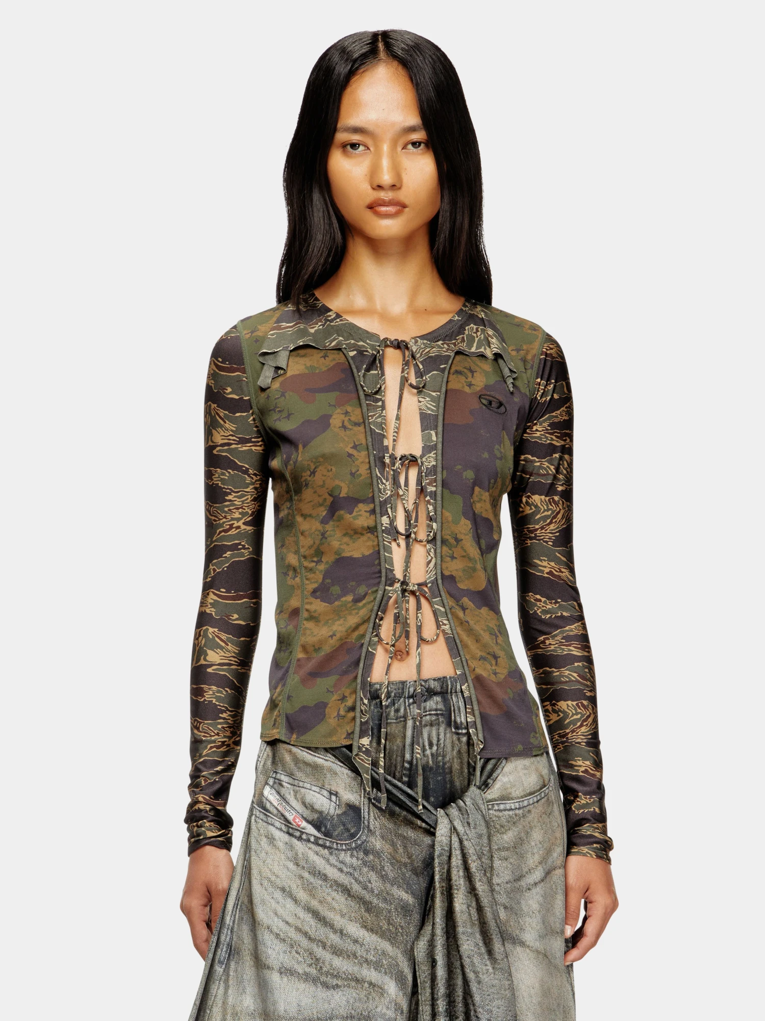 Женский кардиган Diesel S T-Afry Green