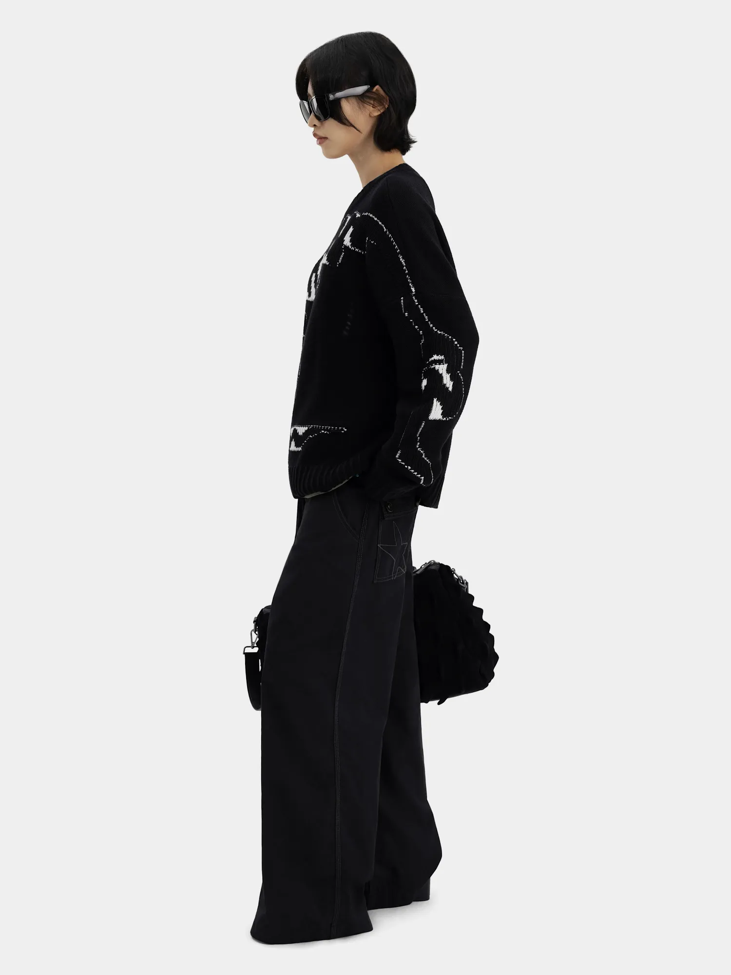 Брюки MADFRENZY BAGGY Black