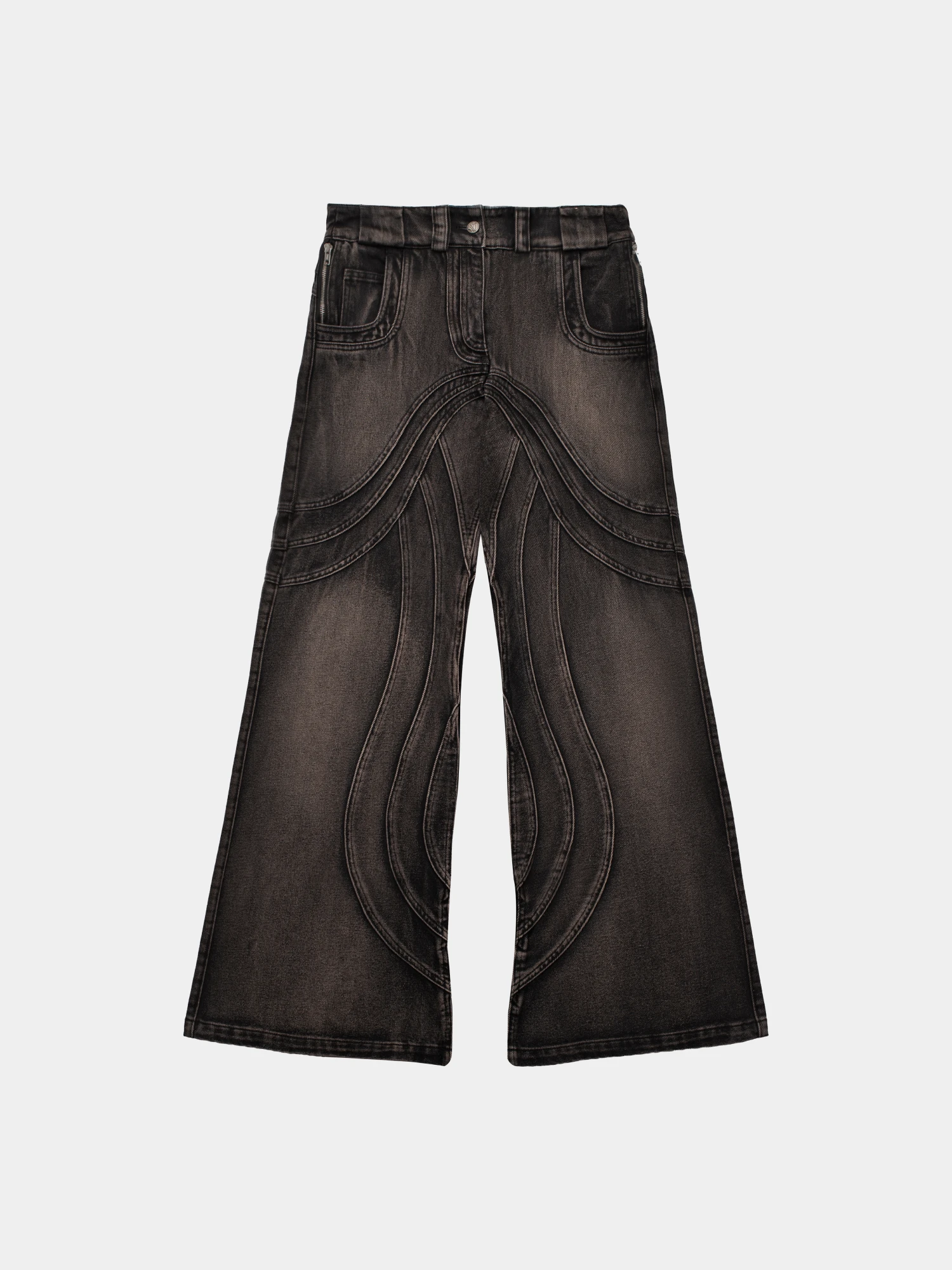 Джинсы NO/FAITH STUDIOS Wave Denim Black