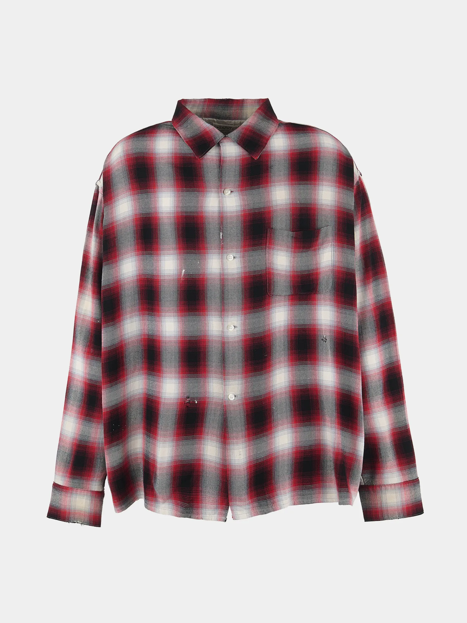 Рубашка SAINT MXXXXXX LM Check Shirt Check Red