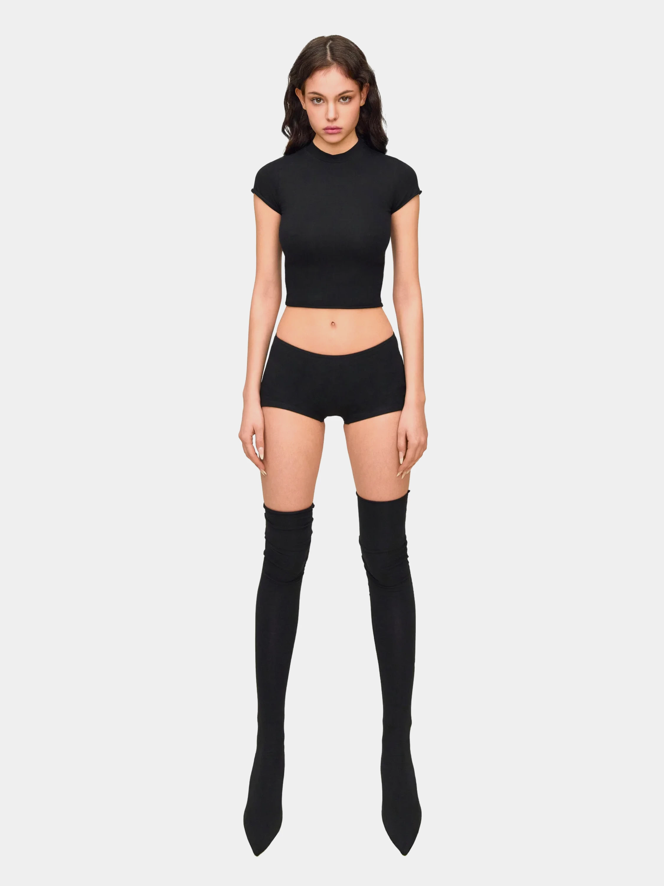 Женские шорты XSAI Small Shorts 02 Dusty Black