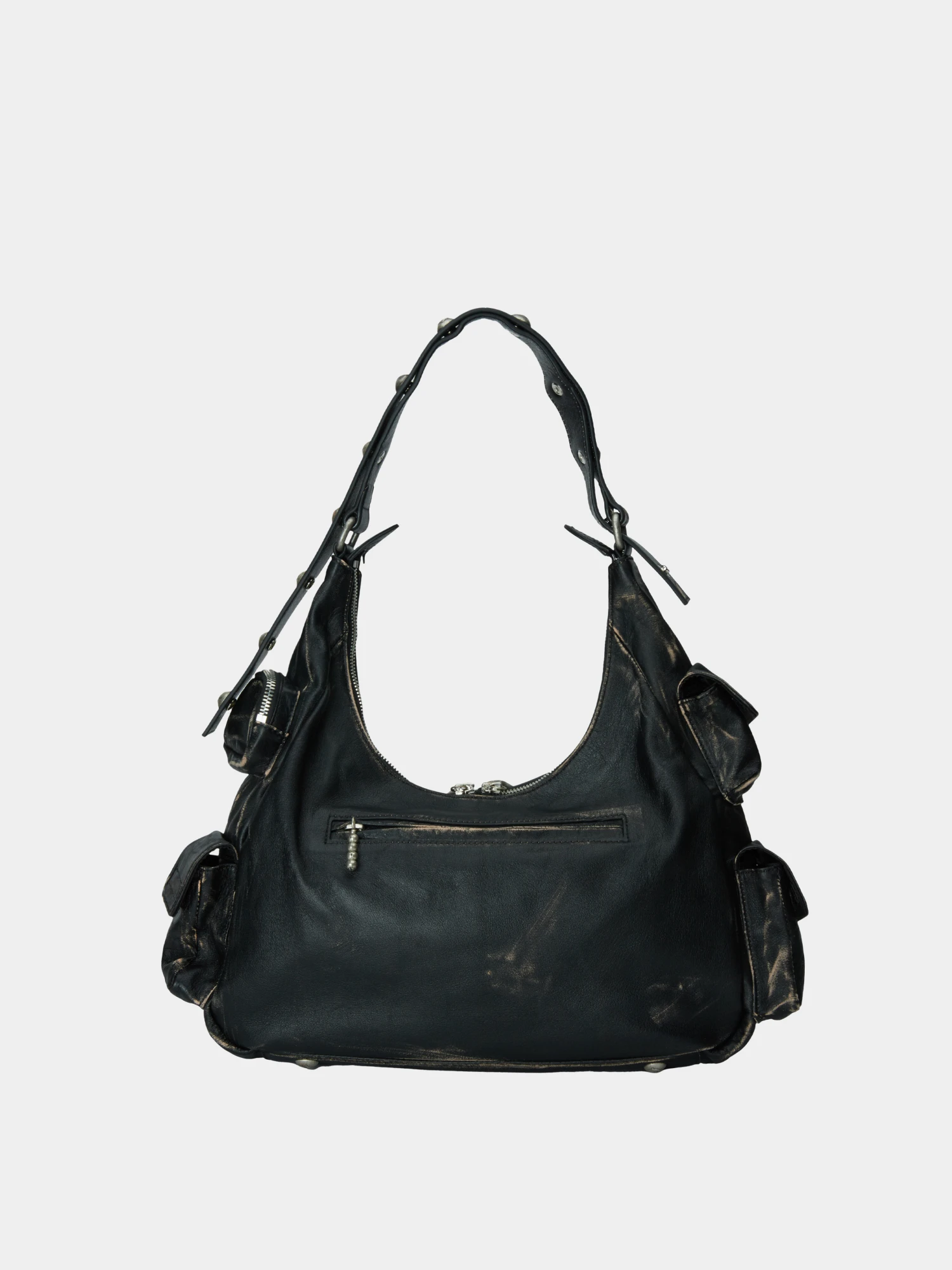 Сумка Thug Club Washed Leather Multi Pocket Black