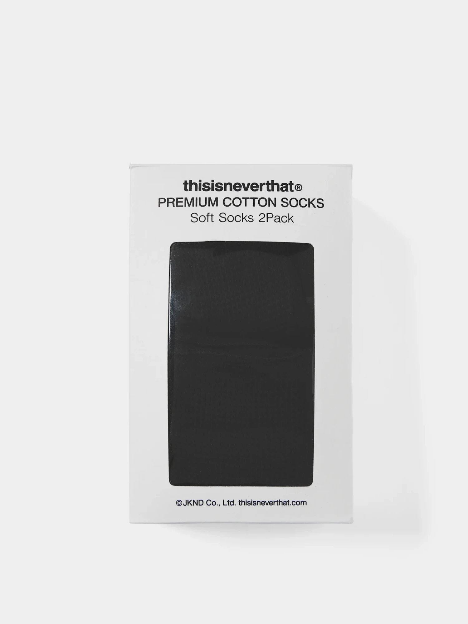 Носки thisisneverthat Soft Socks 2Pack Black