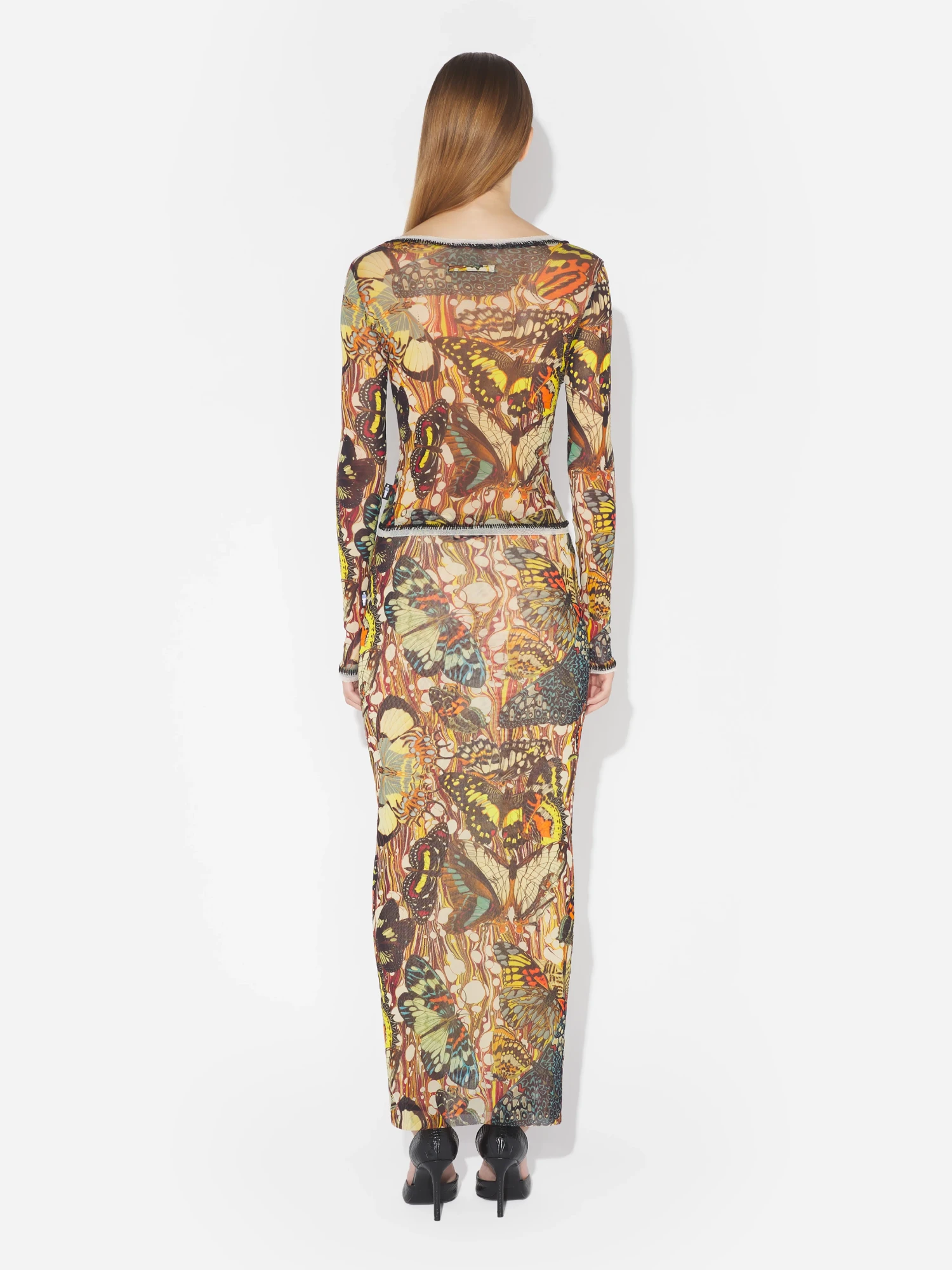 Женский топ Jean Paul Gaultier Re-Edition: "Papillon" Yellow/Multi