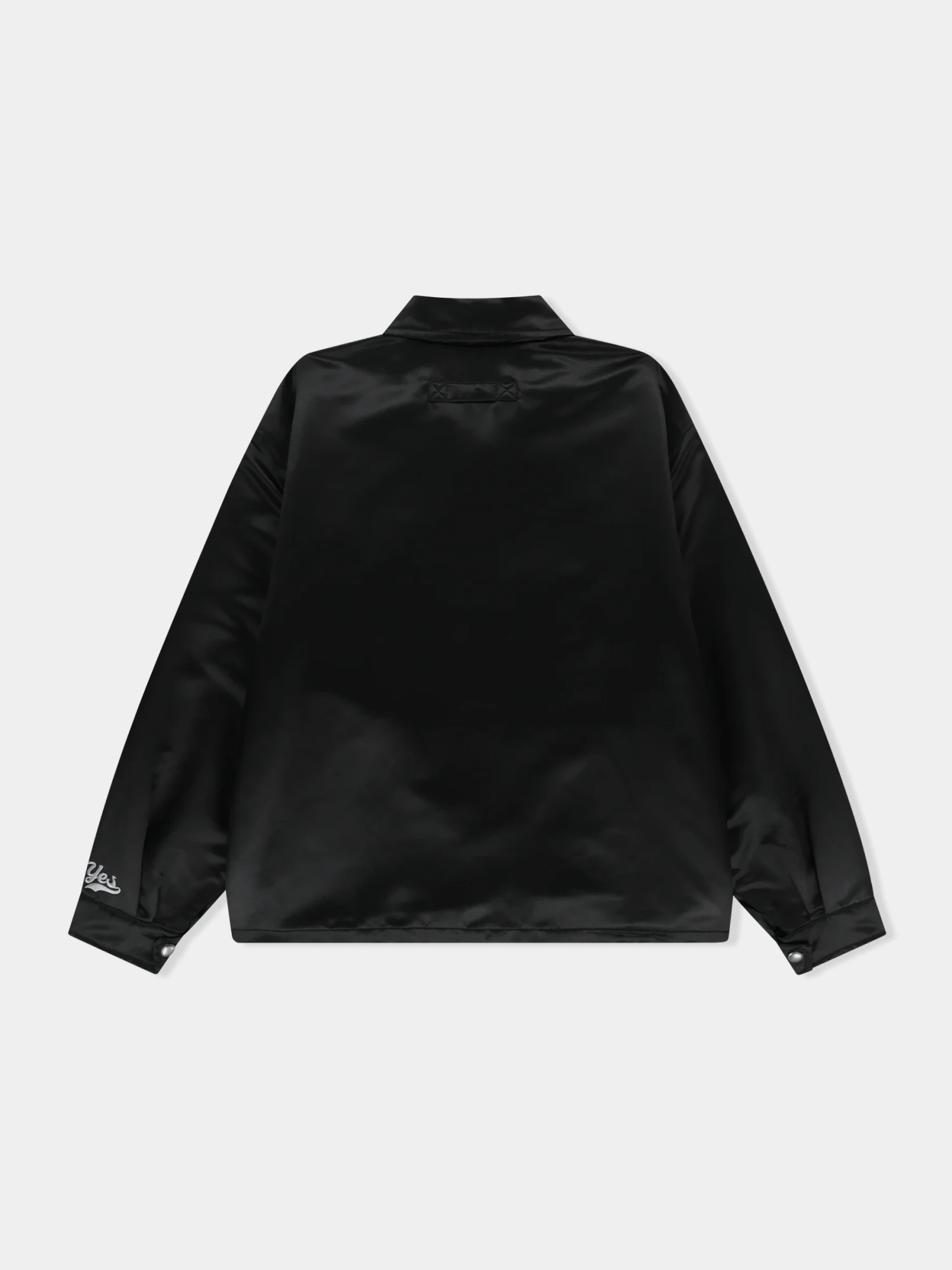 Куртка YESEYESEE Logo Applique Satin Coach Black