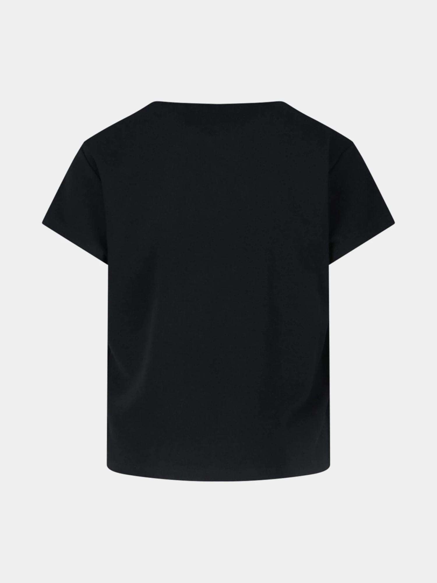 Женская футболка MM6 Maison Margiela Press Logo Black