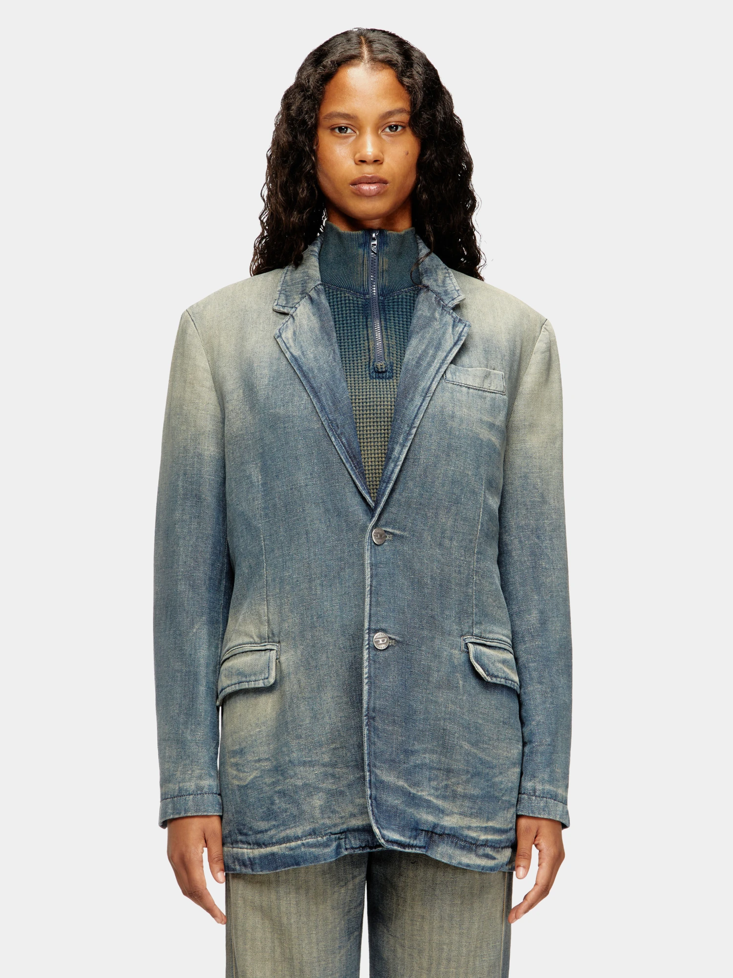 Блейзер Diesel D-Reger-D Denim Grey/Blue