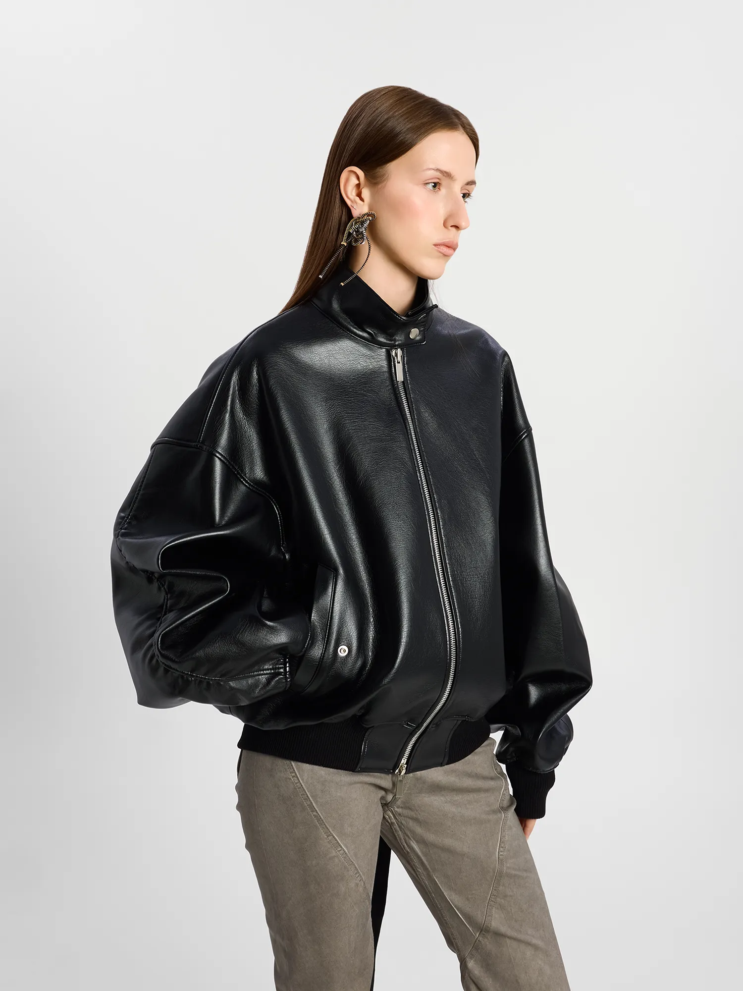 Женская Куртка System  Leather Herrington Black