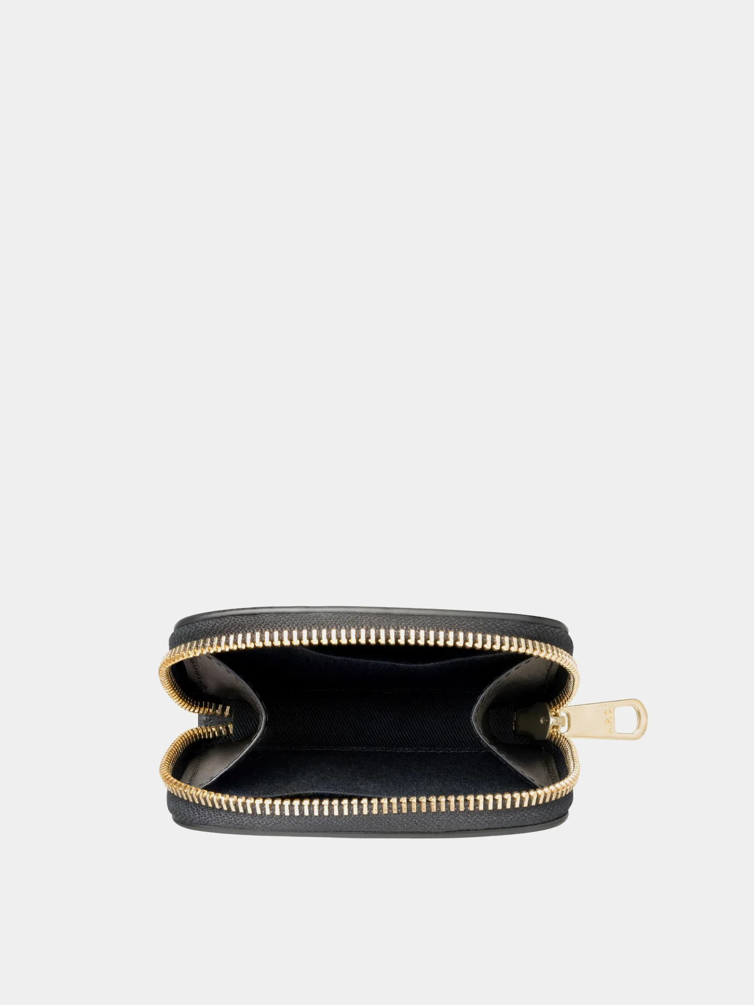 Кошелек A.P.C. Demi-Lune Mini Compact Wallet Noir