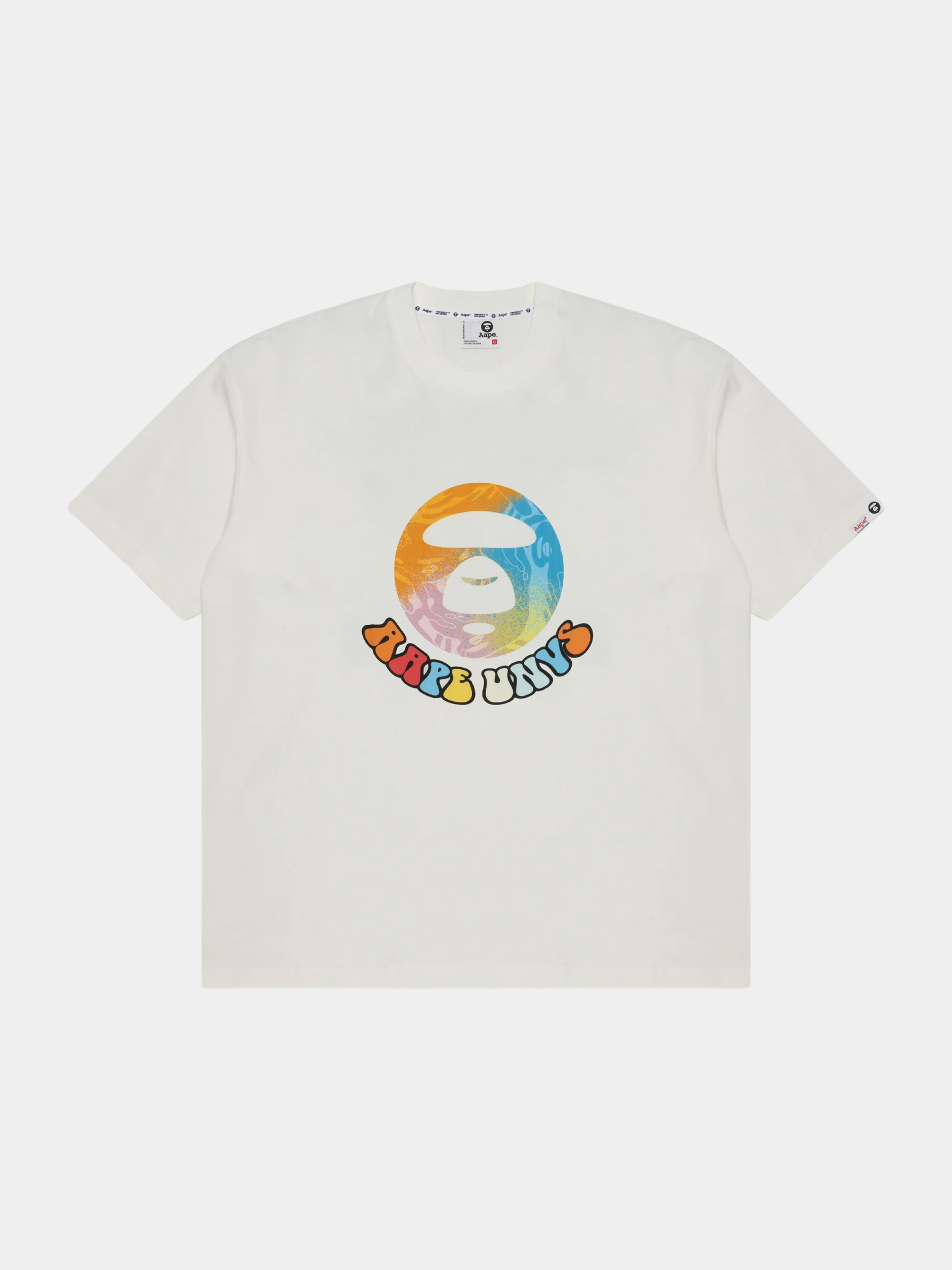 Футболка AAPE THEME UNVRS WHITE