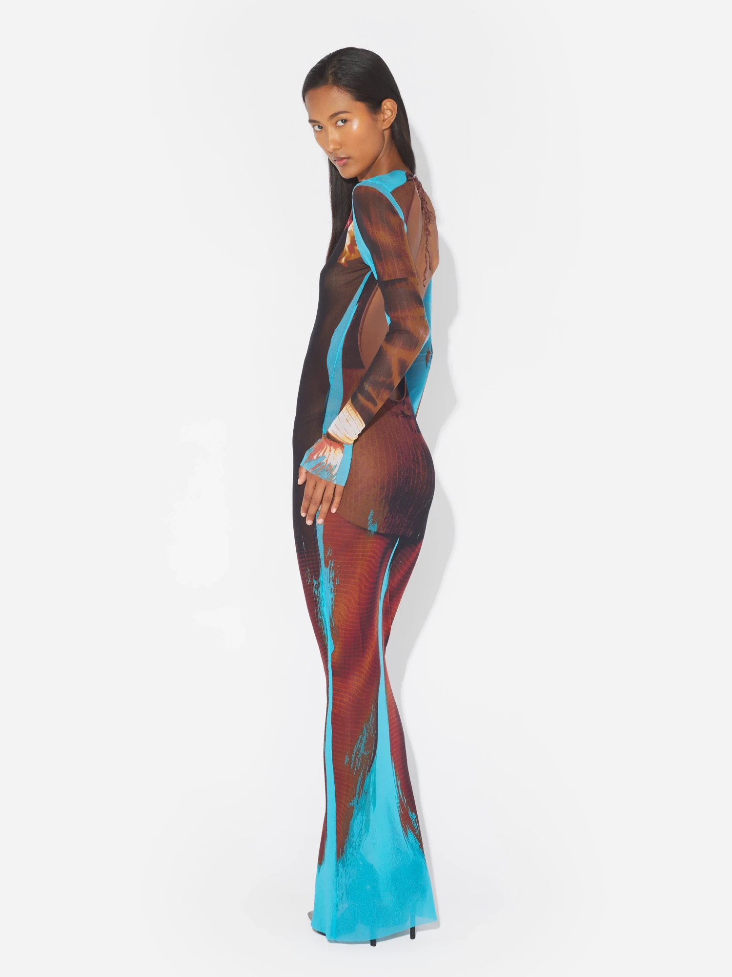 Женское платье Jean Paul Gaultier Re-Edition: La Robe Tennis Multicolor