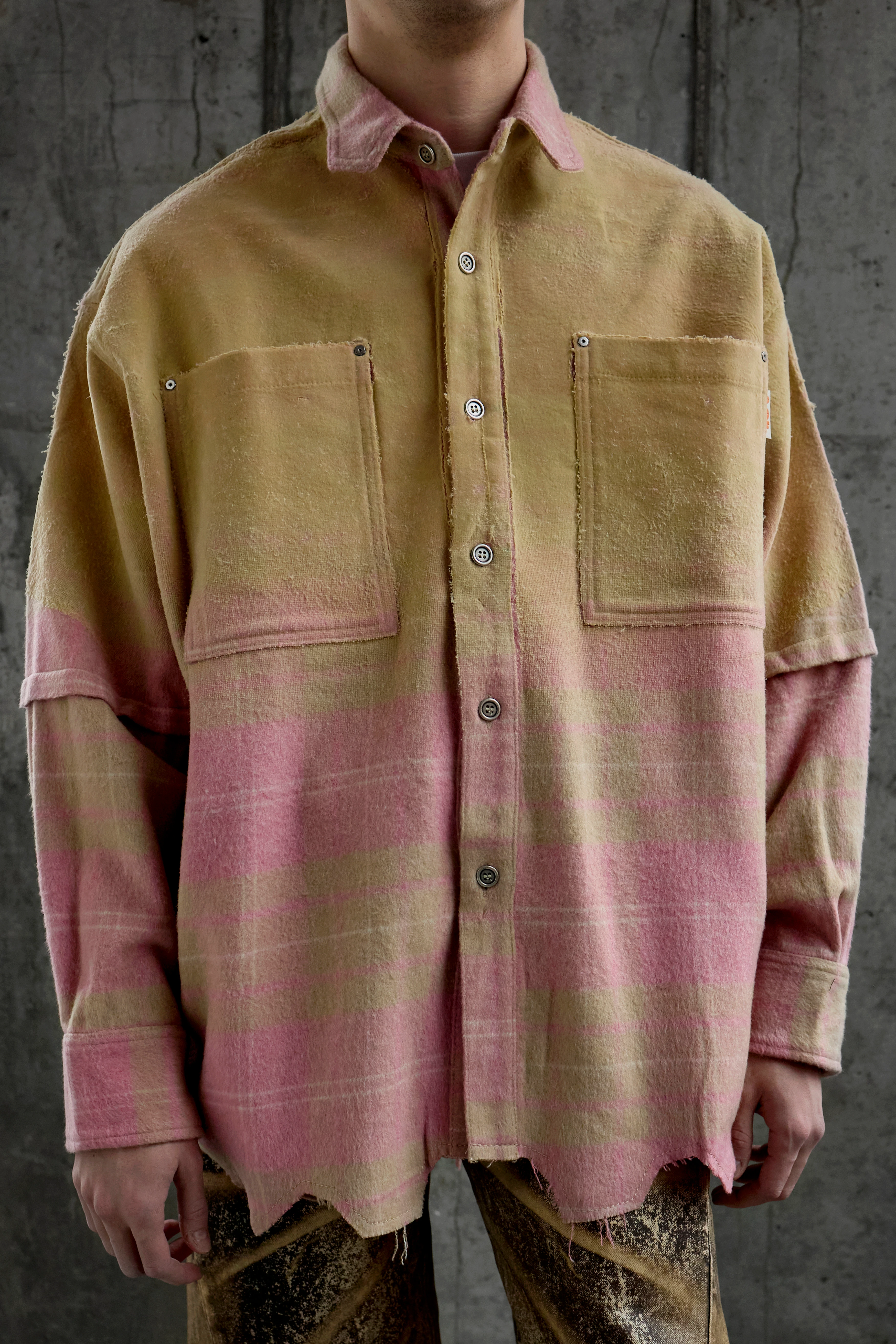 Рубашка PDF Raf Plaid Pink