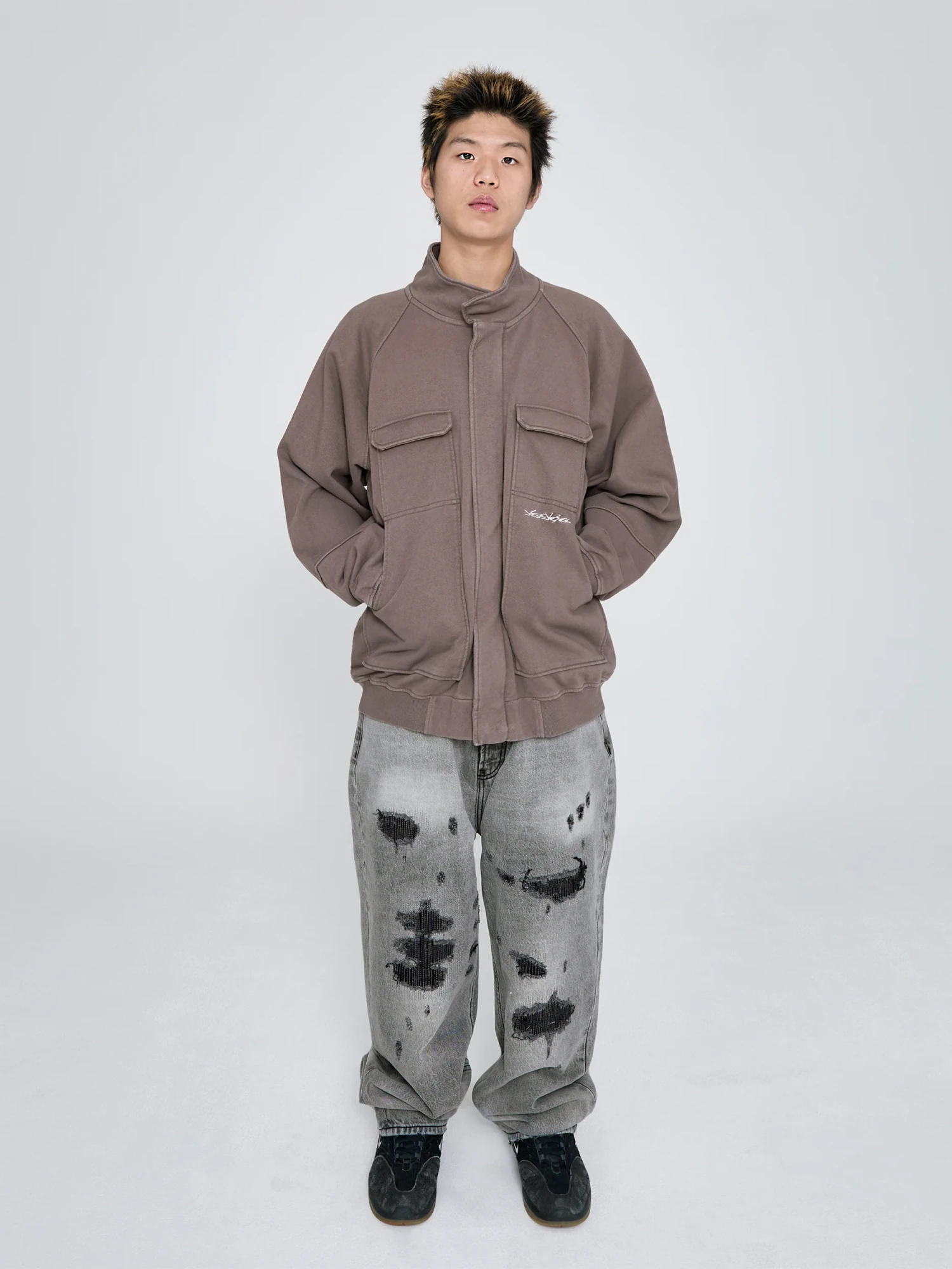 Толстовка YESEYESEE Y.E.S Zip Sweat Cocoa