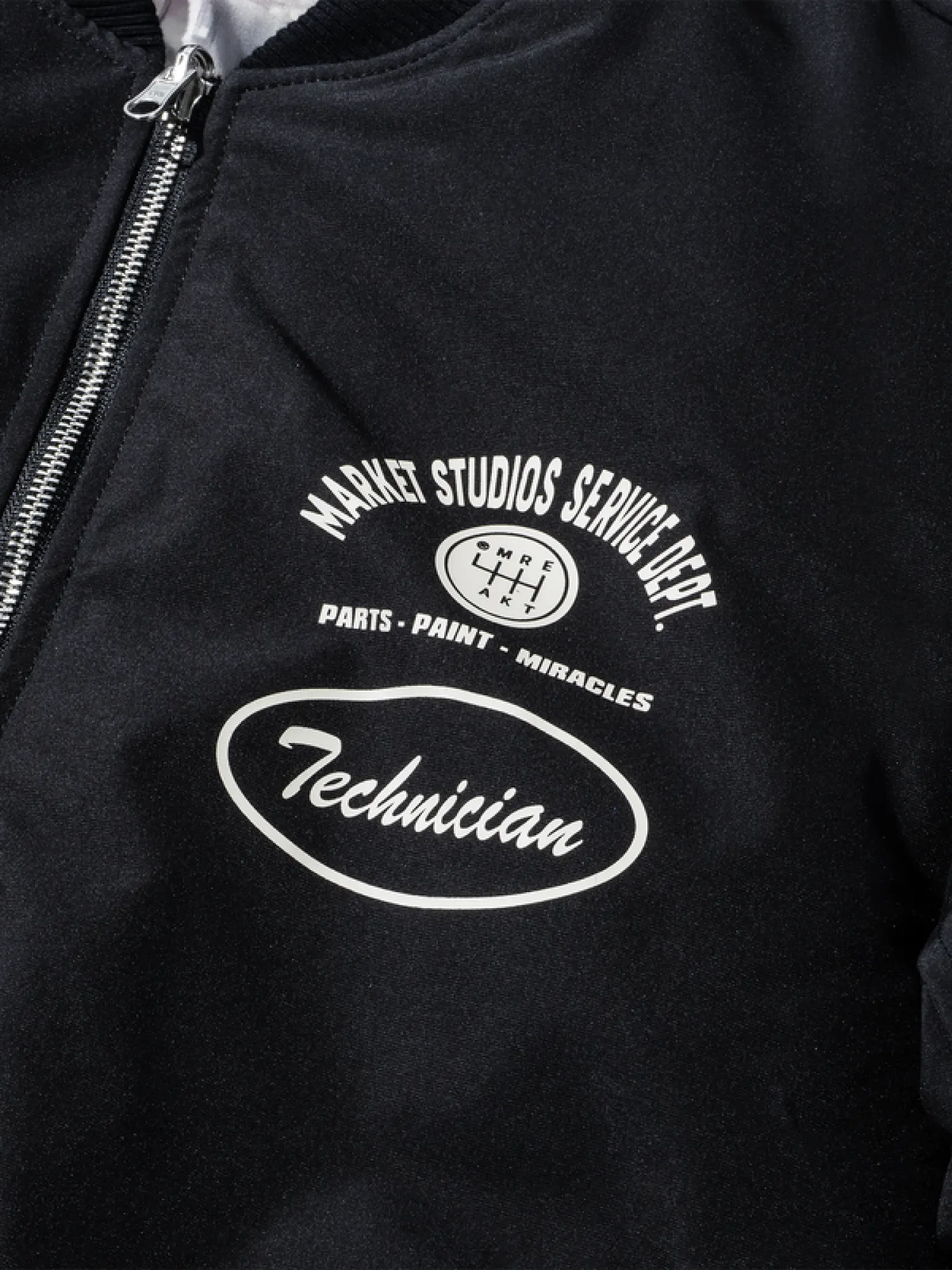 Бомбер MARKET HANDYMAN REVERSIBLE BOMBER Black