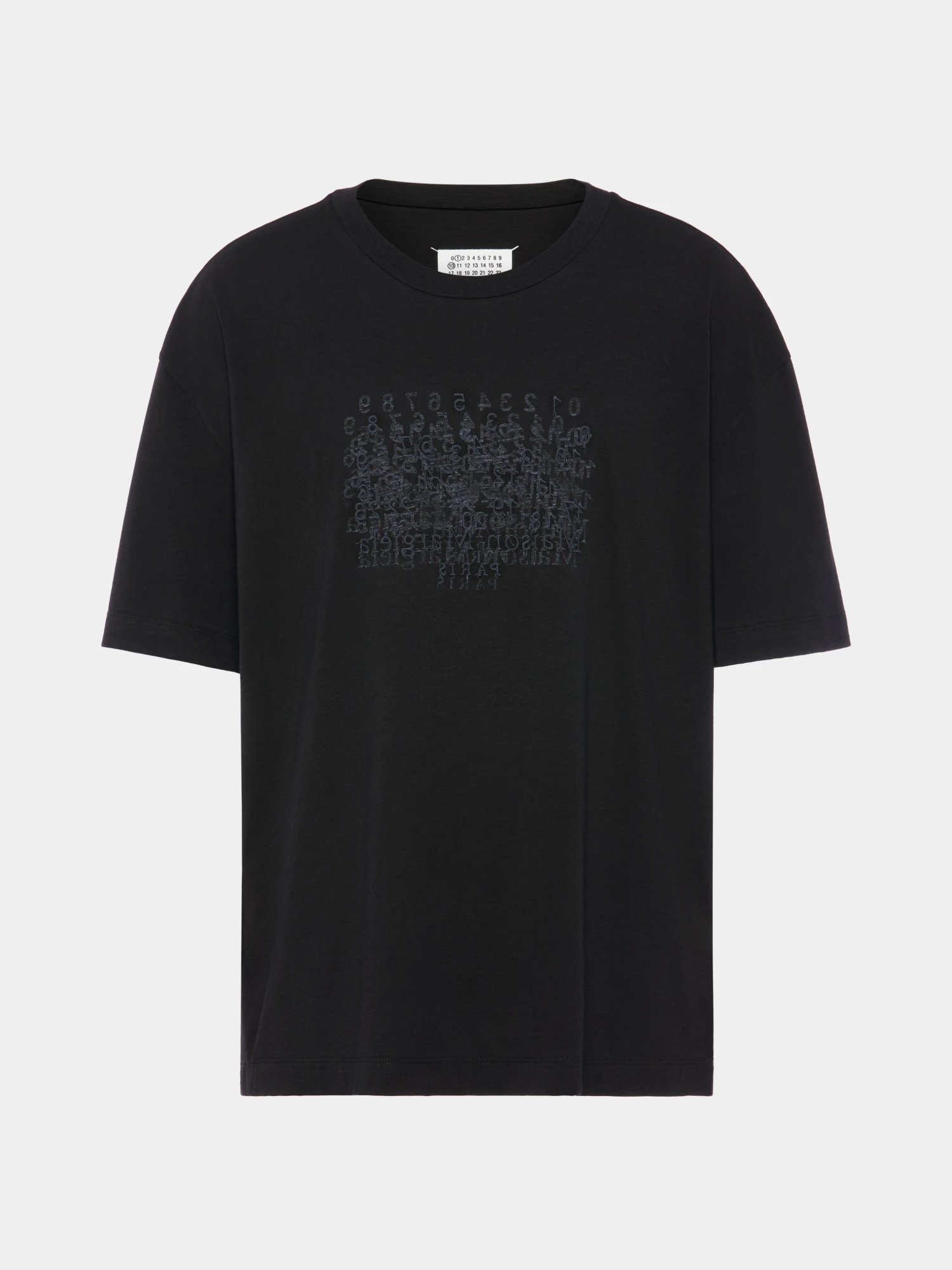 Футболка Maison Margiela Numbers Oversize Black