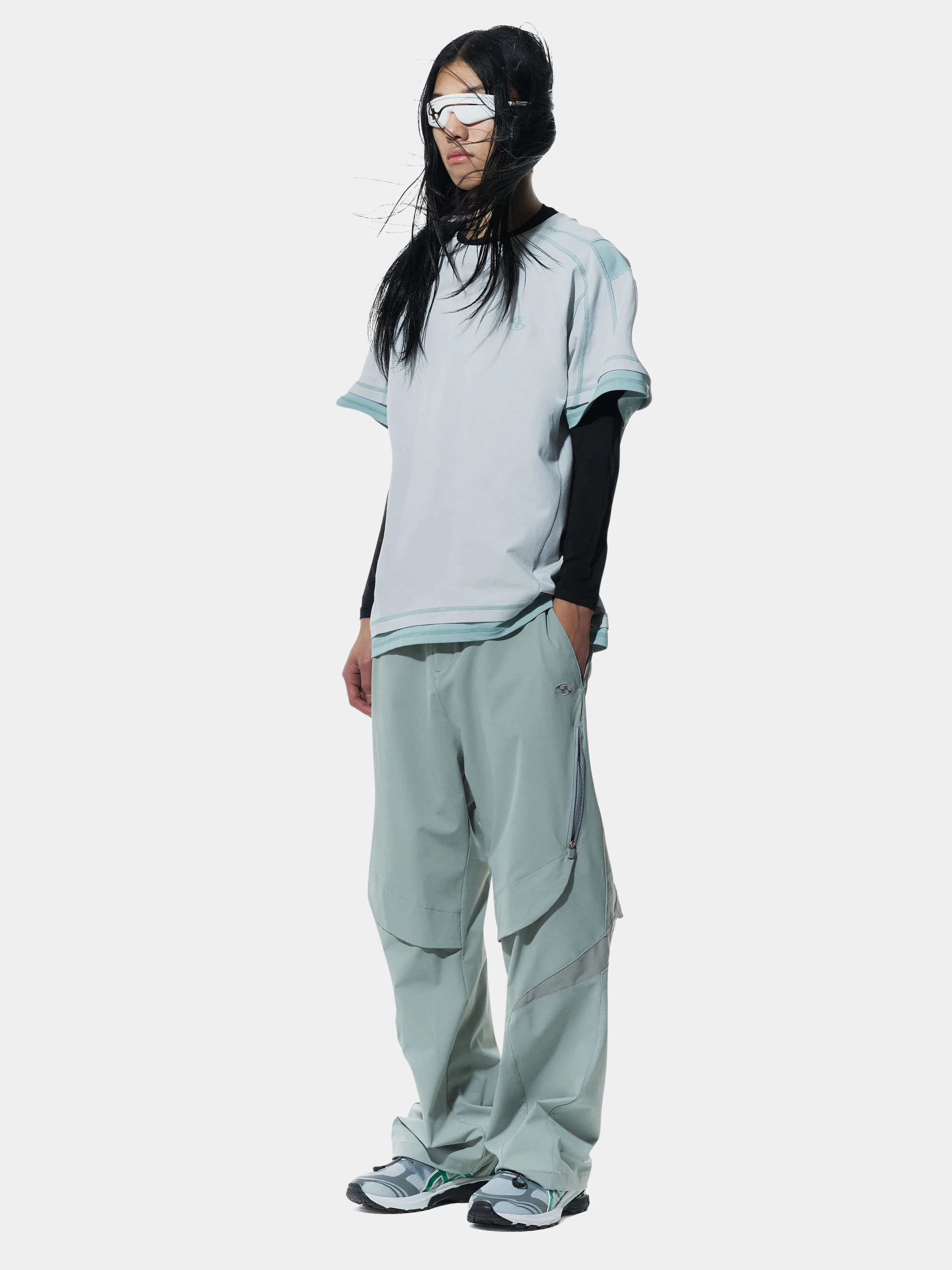 Футболка SAN SAN GEAR Mesh Paneled T-shirt Grey