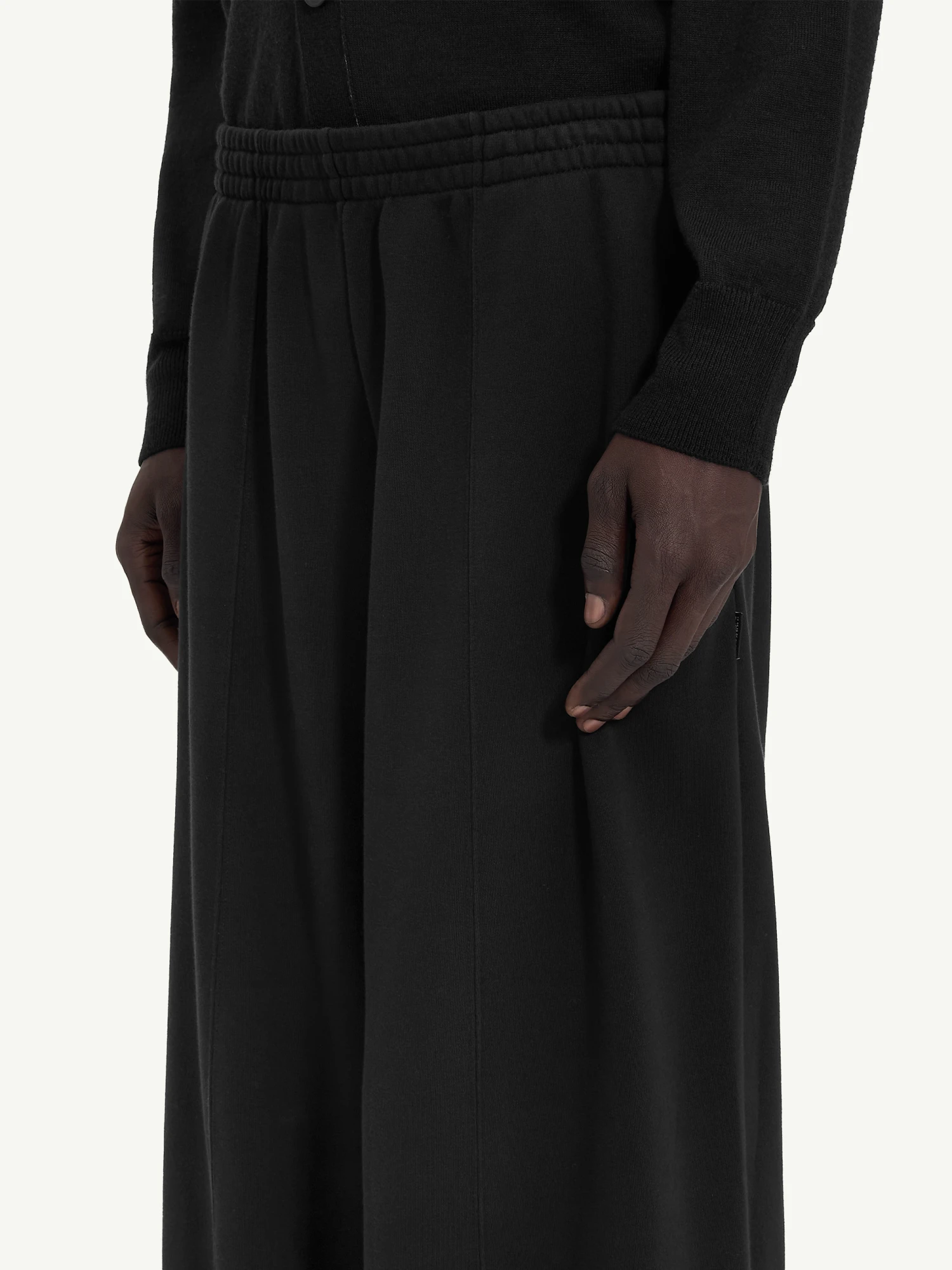Брюки MM6 Maison Margiela Loose Wide Leg Black