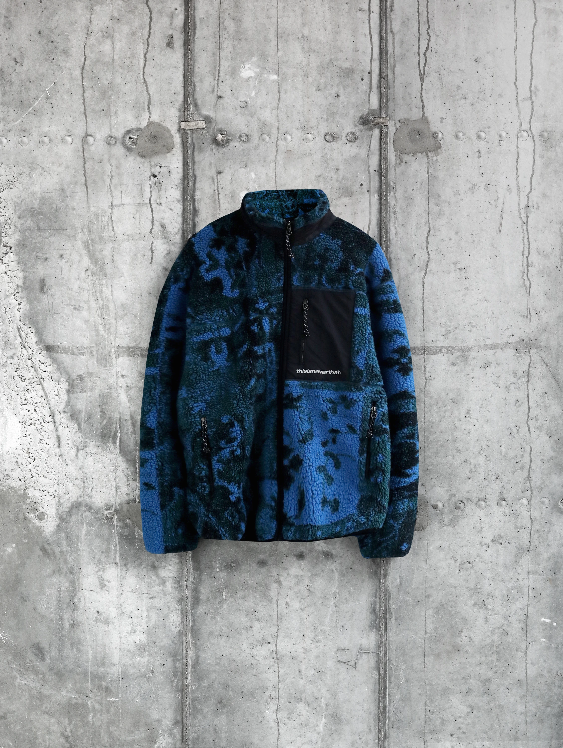 Флисовая куртка thisisneverthat SP Sherpa Fleece Jacket Blue