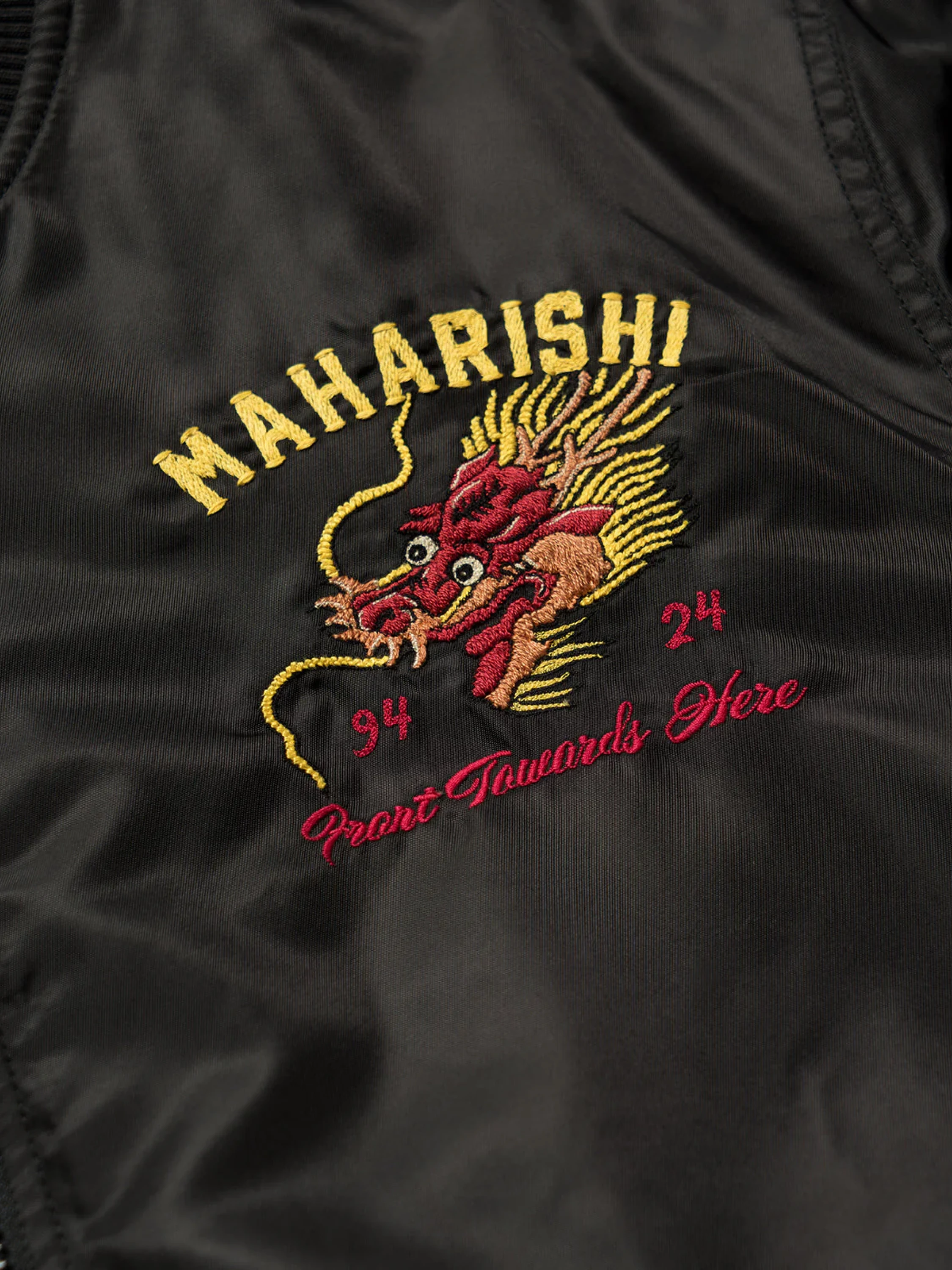 Бомбер MAHARISHI 5247 Tour Dragon Map MA1 Black