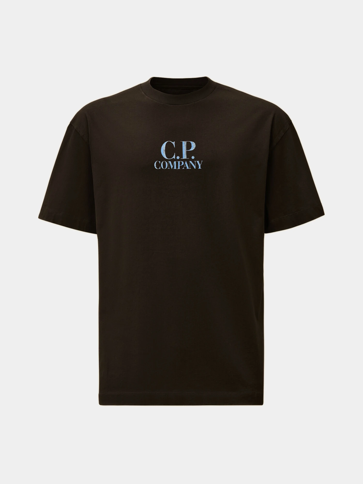 Футболка C.P. Company 30/1 Jersey Logo Black