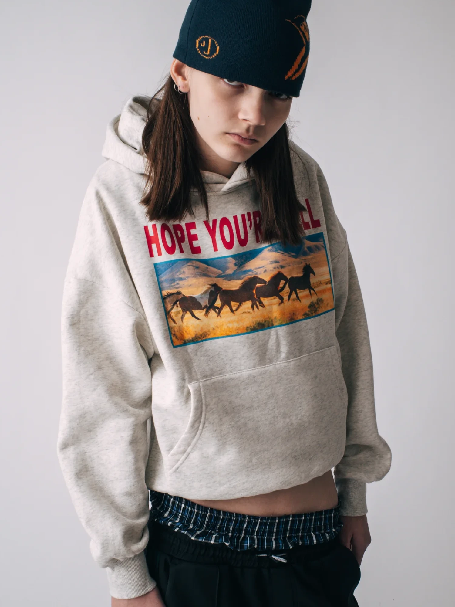 Худи Jungles Jungles Horses Grey