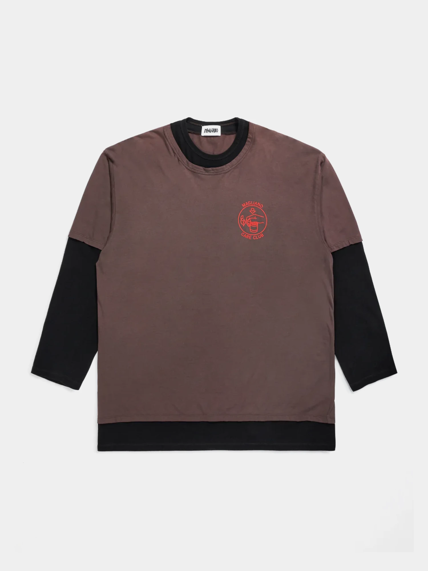Лонгслив Magliano Trauma Brown