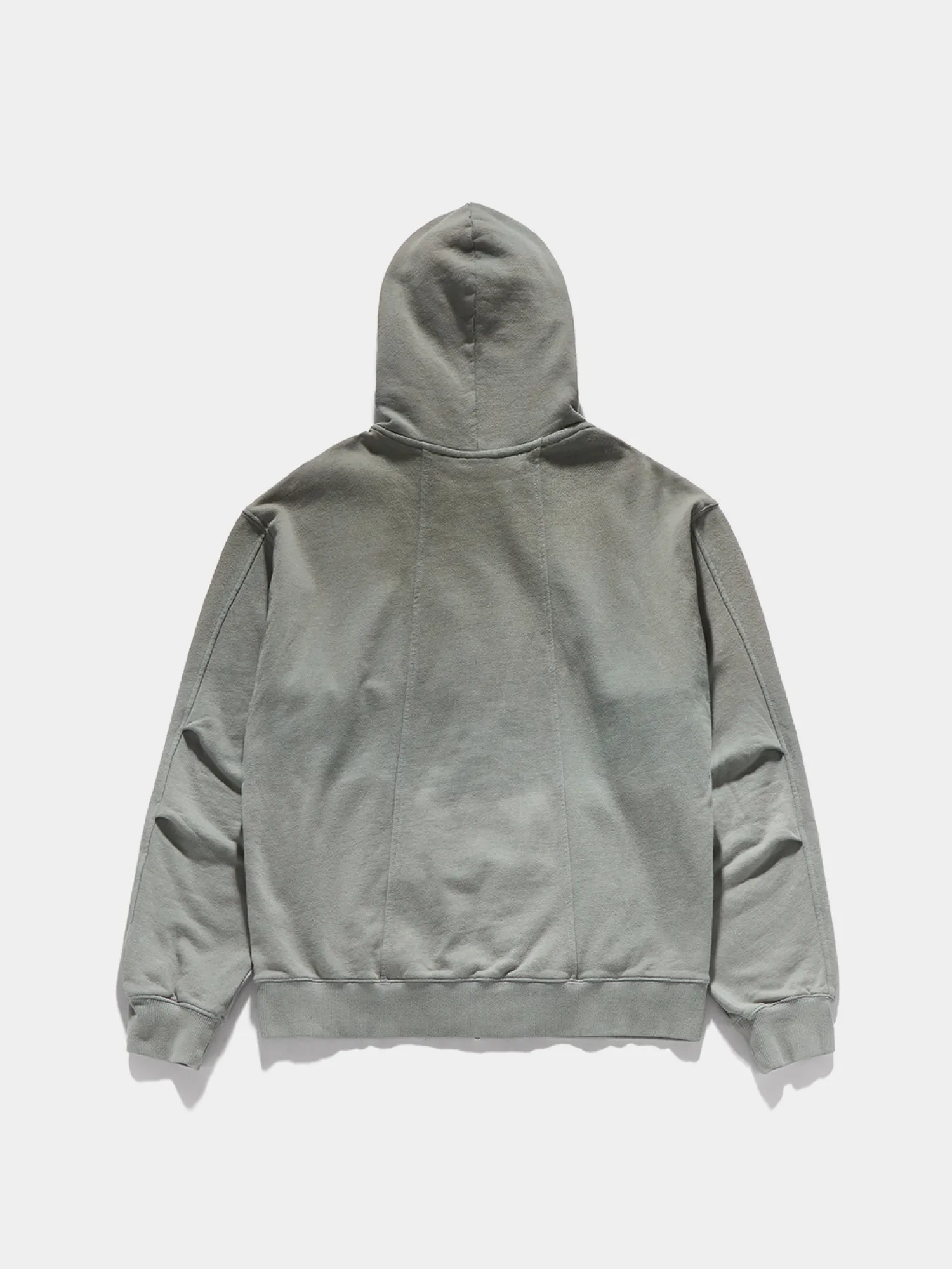 Зип-худи UNAFFECTED Dyed 4P Zip-Up Sage Green