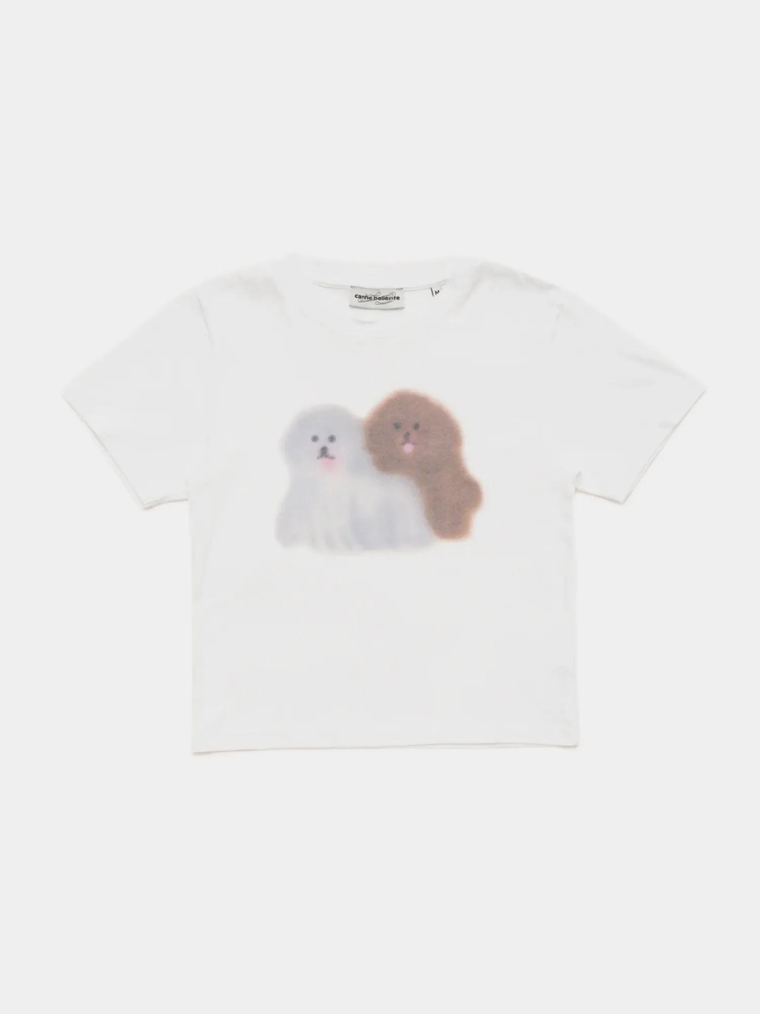 Женская футболка Carne Bollente Doggy Puppy Style White