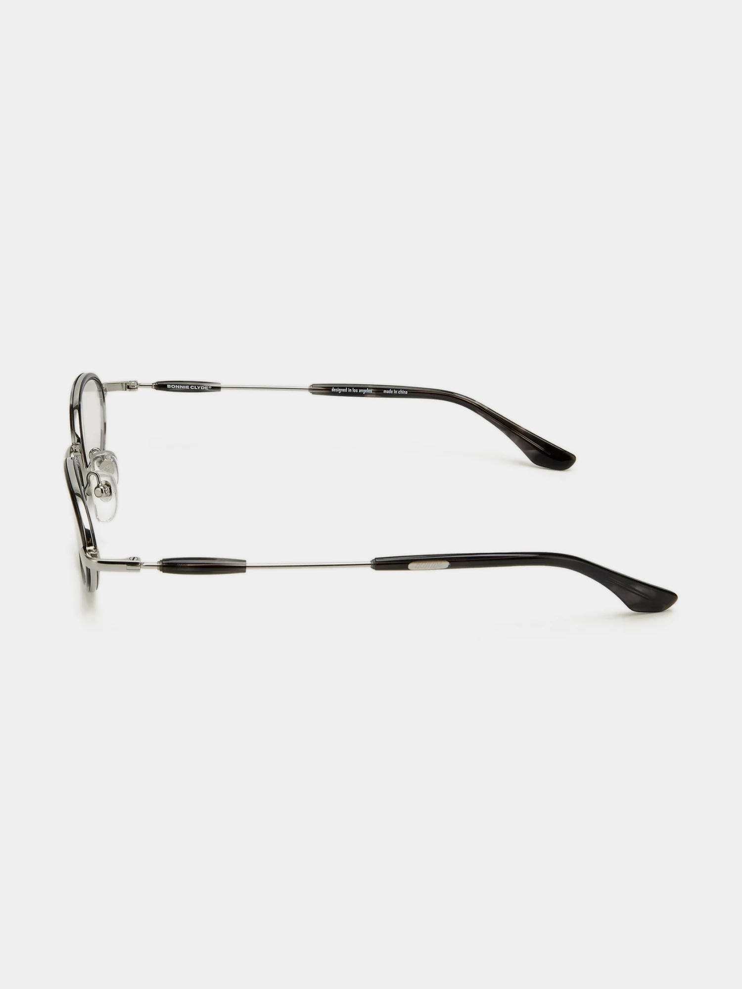 Очки Bonnie Clyde Voodoo Silver Black Tortoise & Clear Lens