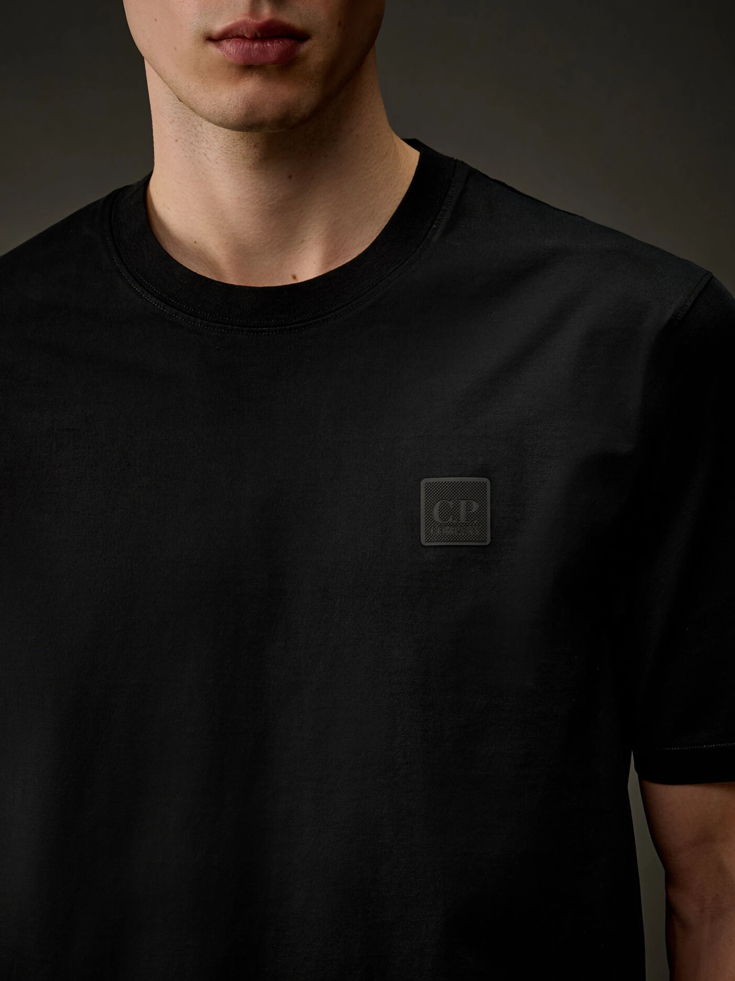 Футболка C.P. Company The Metropolis Series Mercerized Black