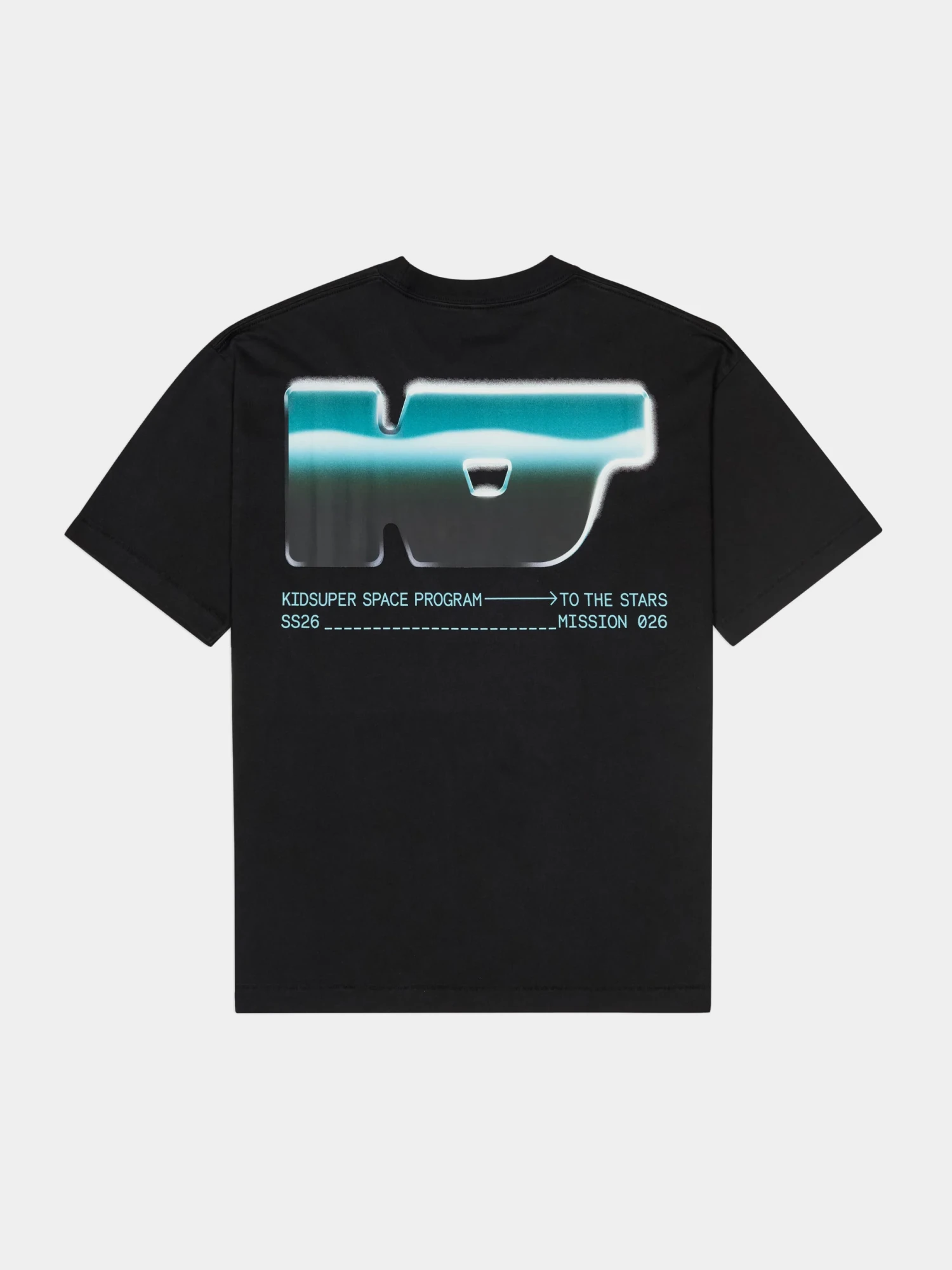Футболка KidSuper KS Chrome Tee Washed Black