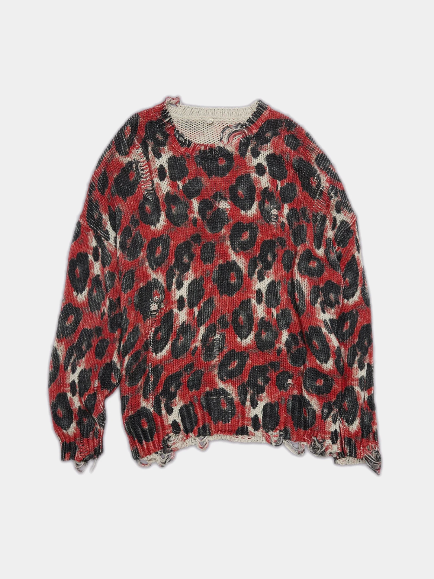Свитер R13 Printed Oversized Red