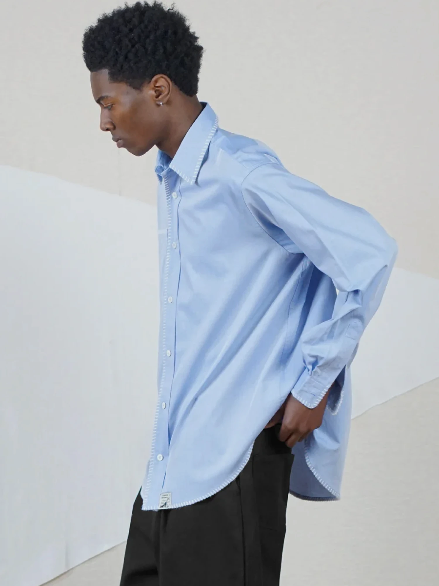 Рубашка lorenz Skyla Classic Shirt Blue
