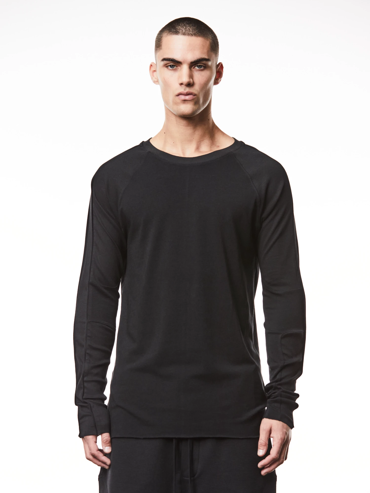 Лонгслив thom/krom M TS 844 Black