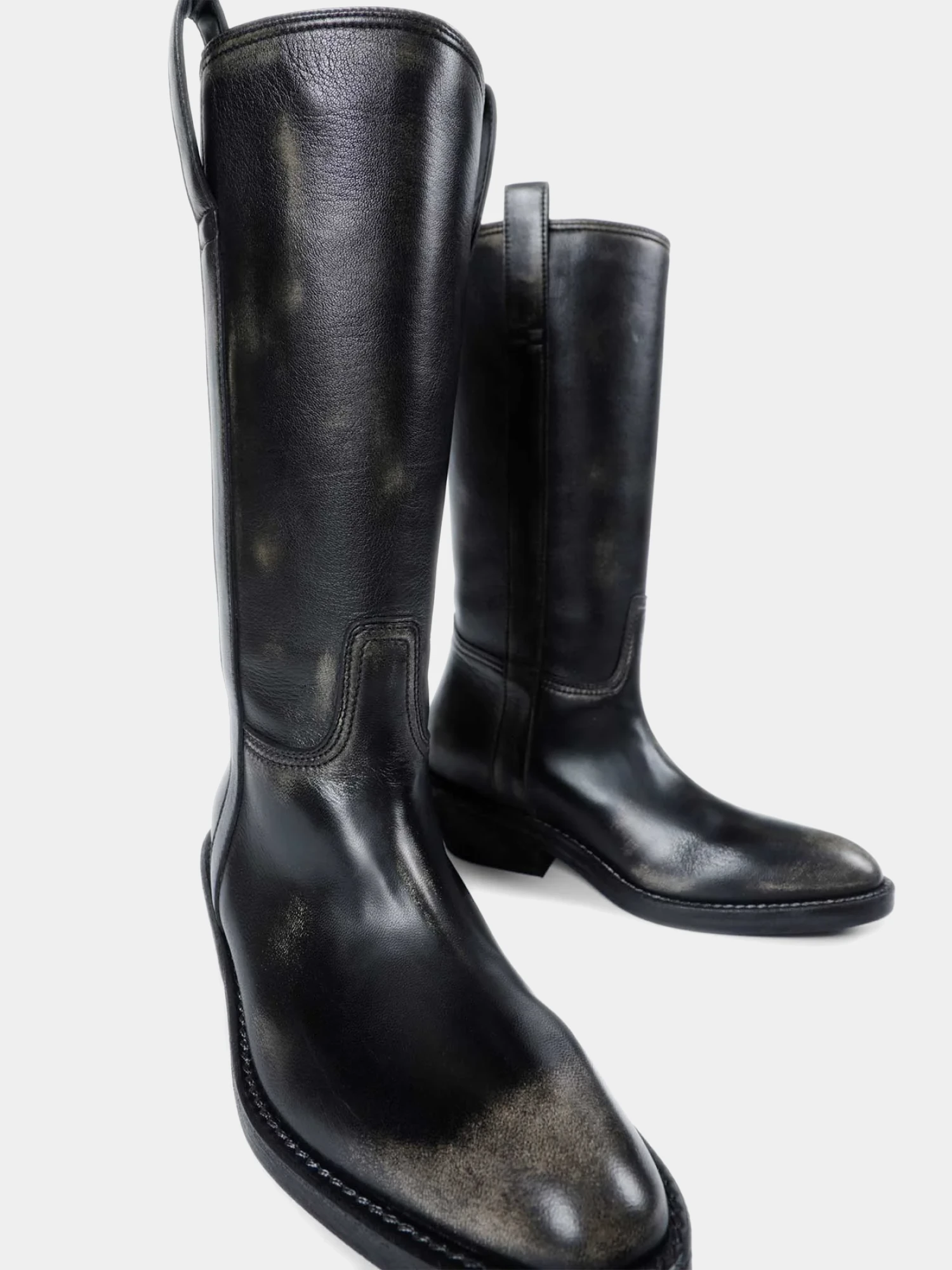 Женские сапоги Ann Demeulemeester Laxit Black