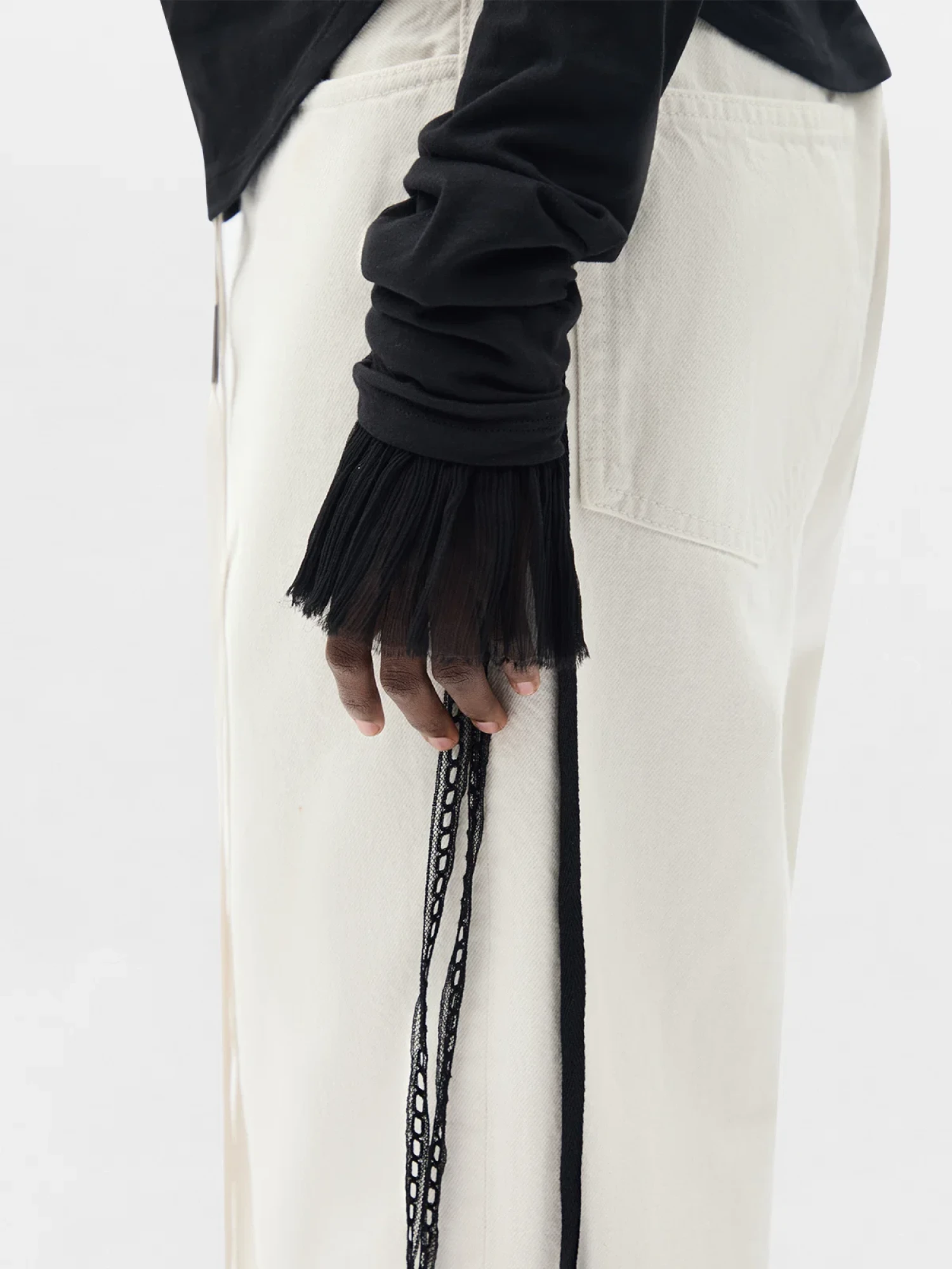 Манжеты Ann Demeulemeester Sann Black