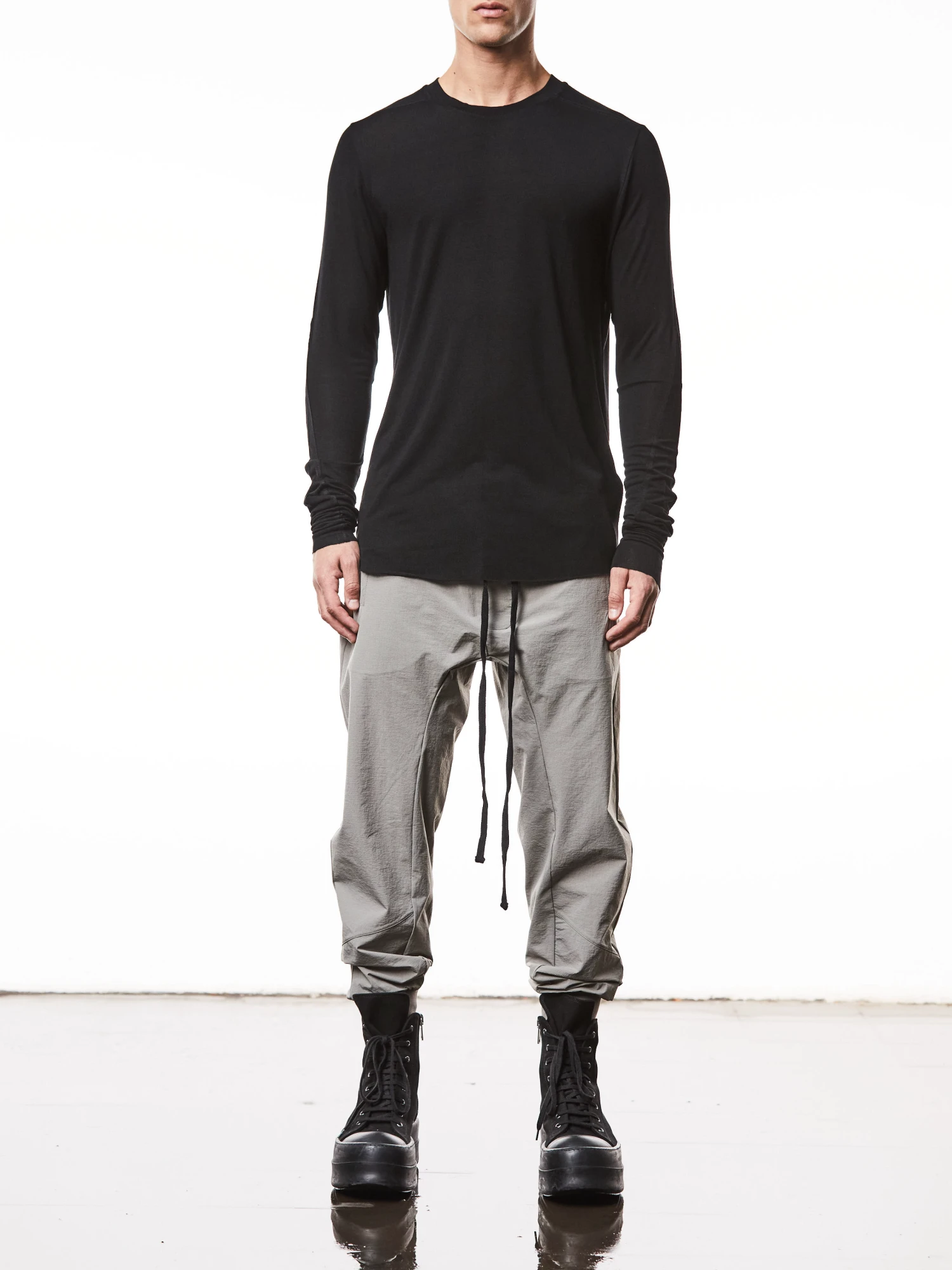 Лонгслив thom/krom M TS 861 Black