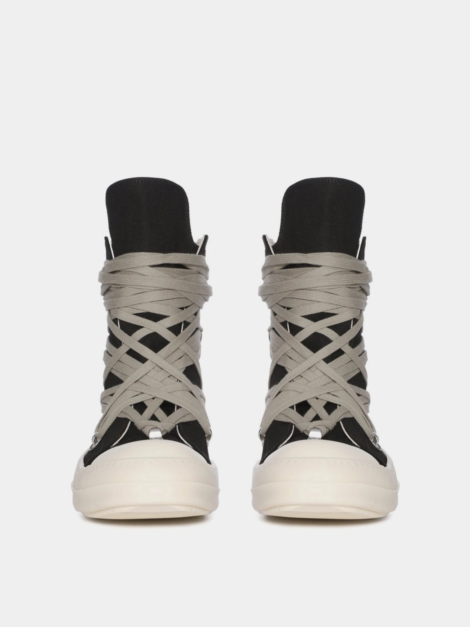 Кеды RICK OWENS DRKSHDW Megalaced Dirty Black/Milk
