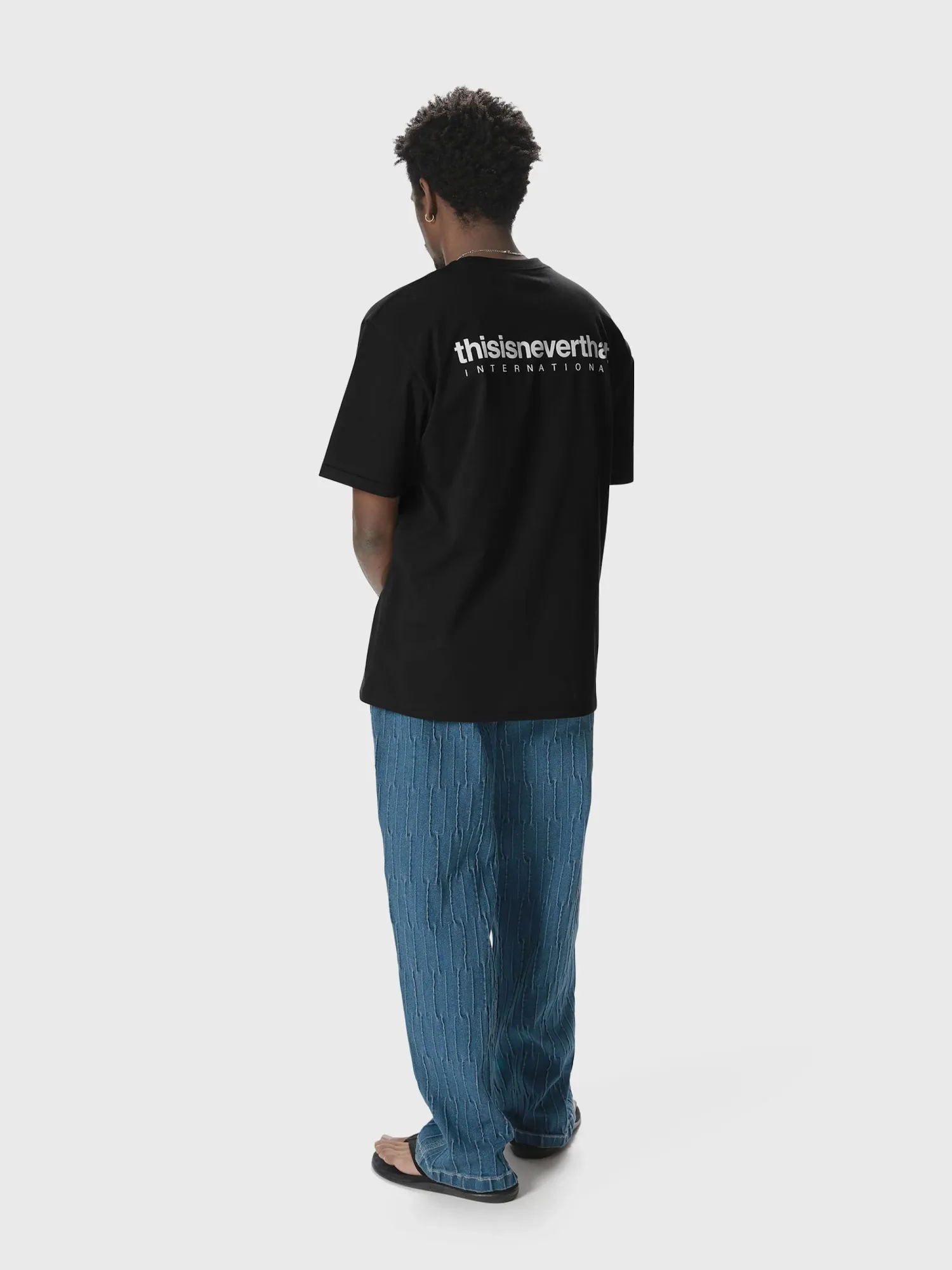Футболка thisisneverthat INTL. Logo Tee Black