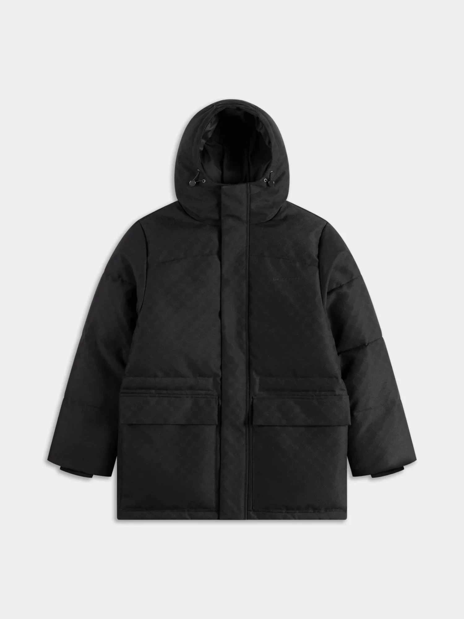 Пуховик Daily Paper Oba Monogram Black