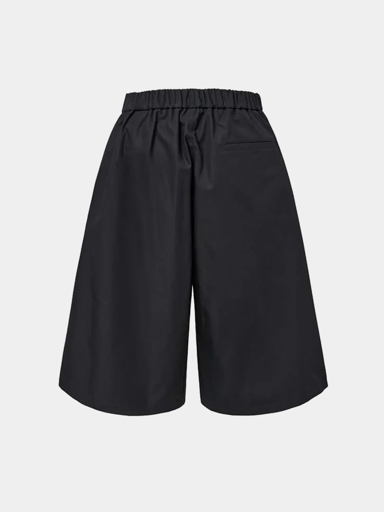 Шорты AMOMENTO Two Tuck Wide Black