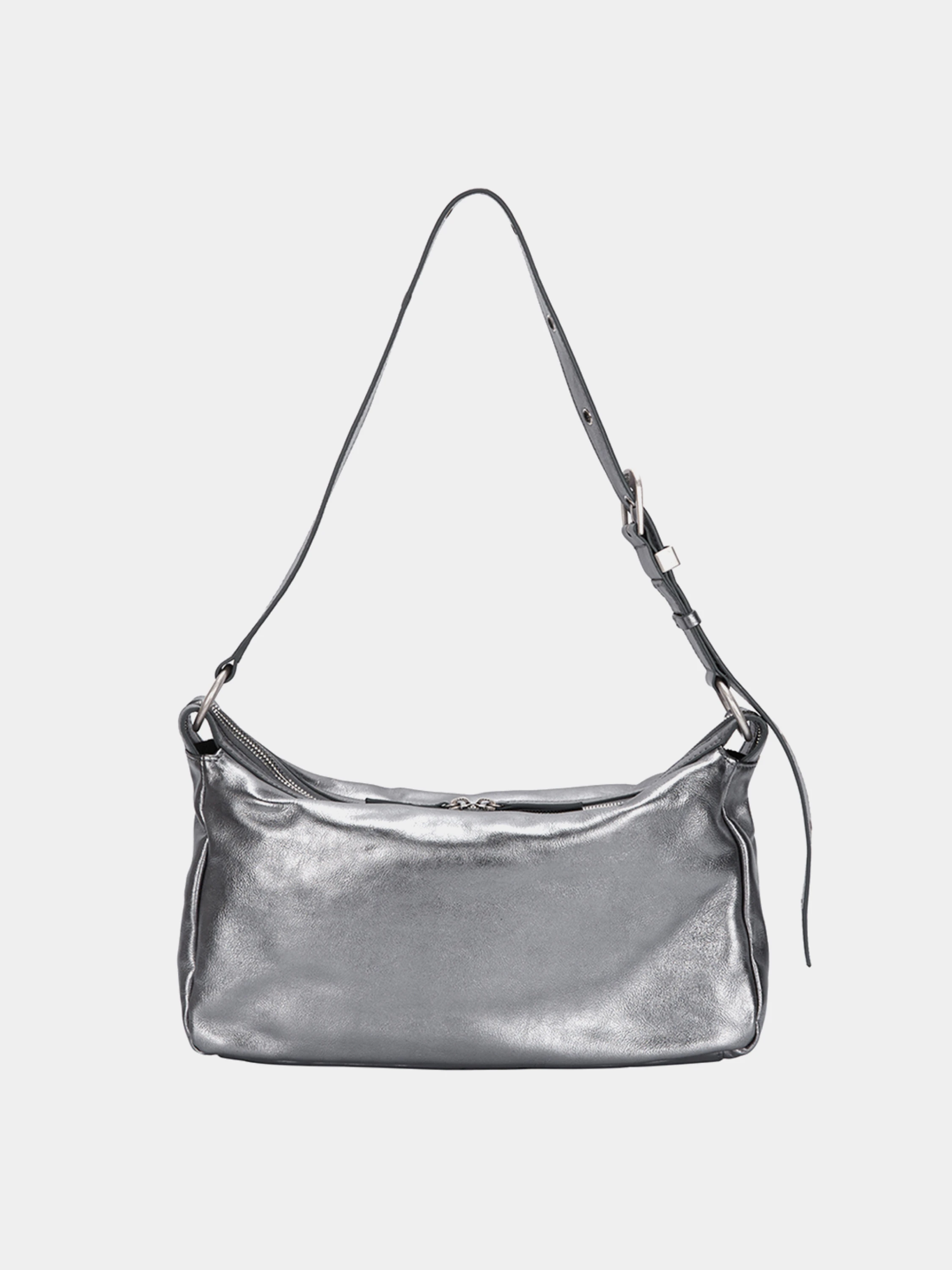 Сумка MARGESHERWOOD Outpocket Hobo Metallic Grey
