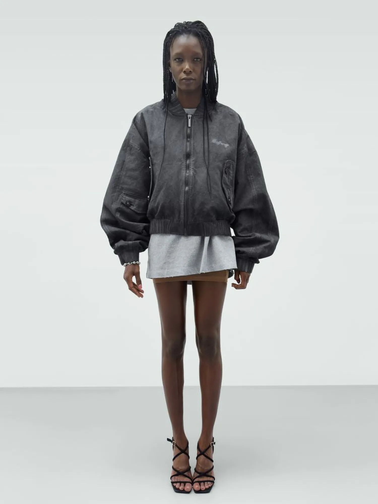 Бомбер MADFRENZY Oversized Black