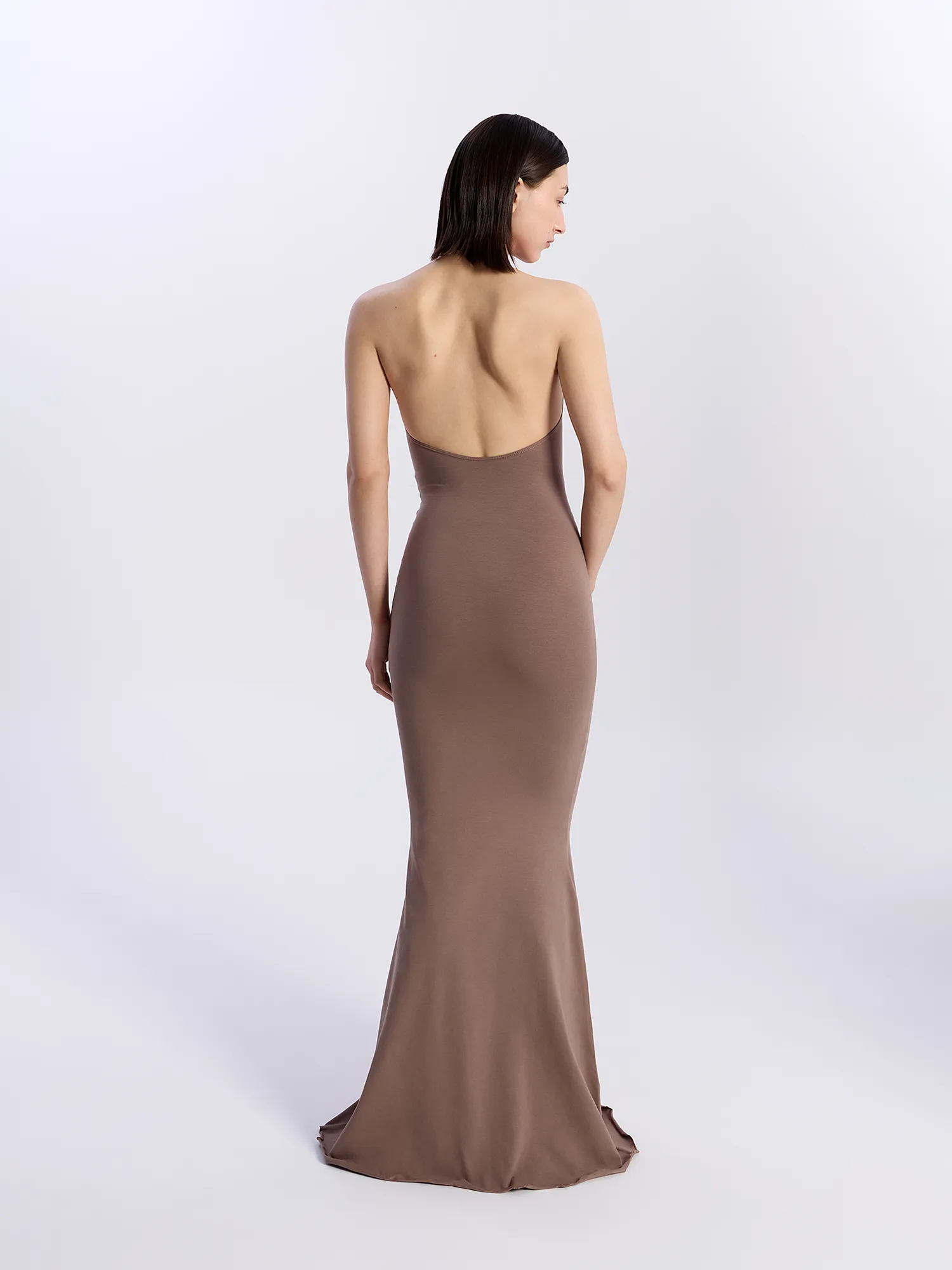 Женское платье XSAI Apron Dress Taupe