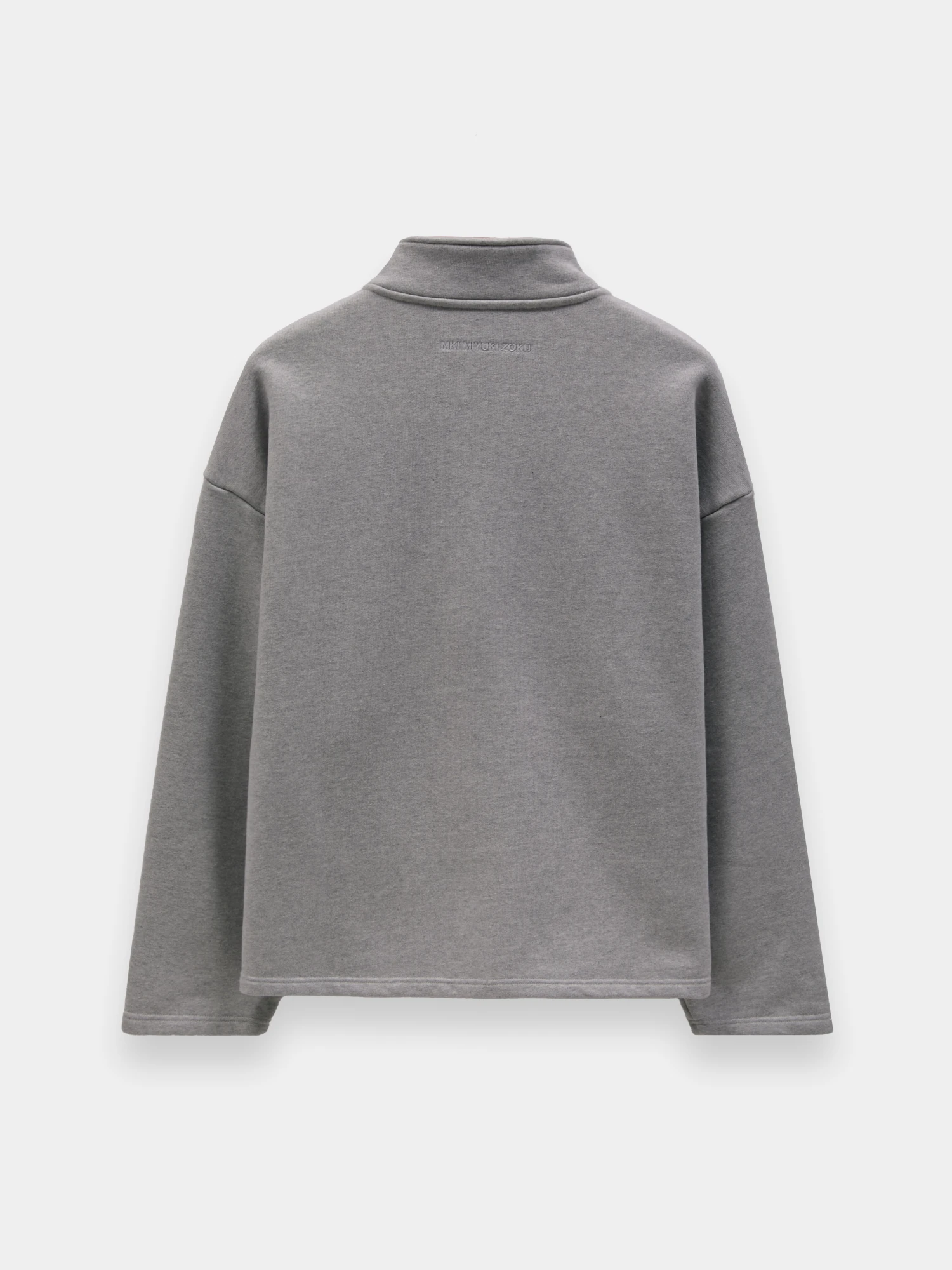 Халф-зип MKI MIYUKI ZOKU 800 GSM Superweight Grey