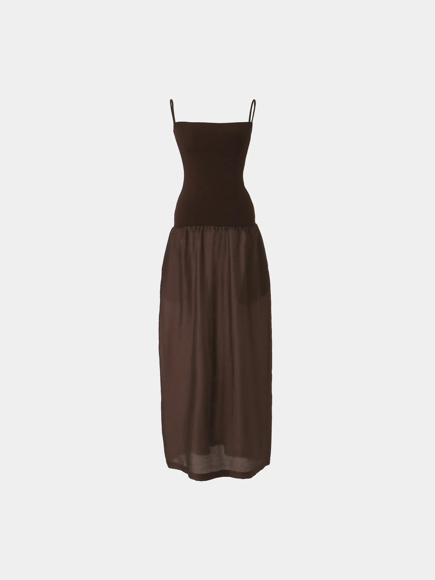 Женское платье AMOMENTO Silky Knit Maxi Burgundy