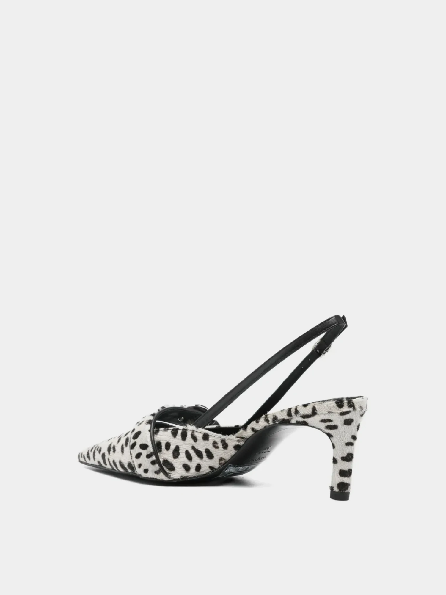Женские туфли Coperni Belt Kitten Stiletto White/Black